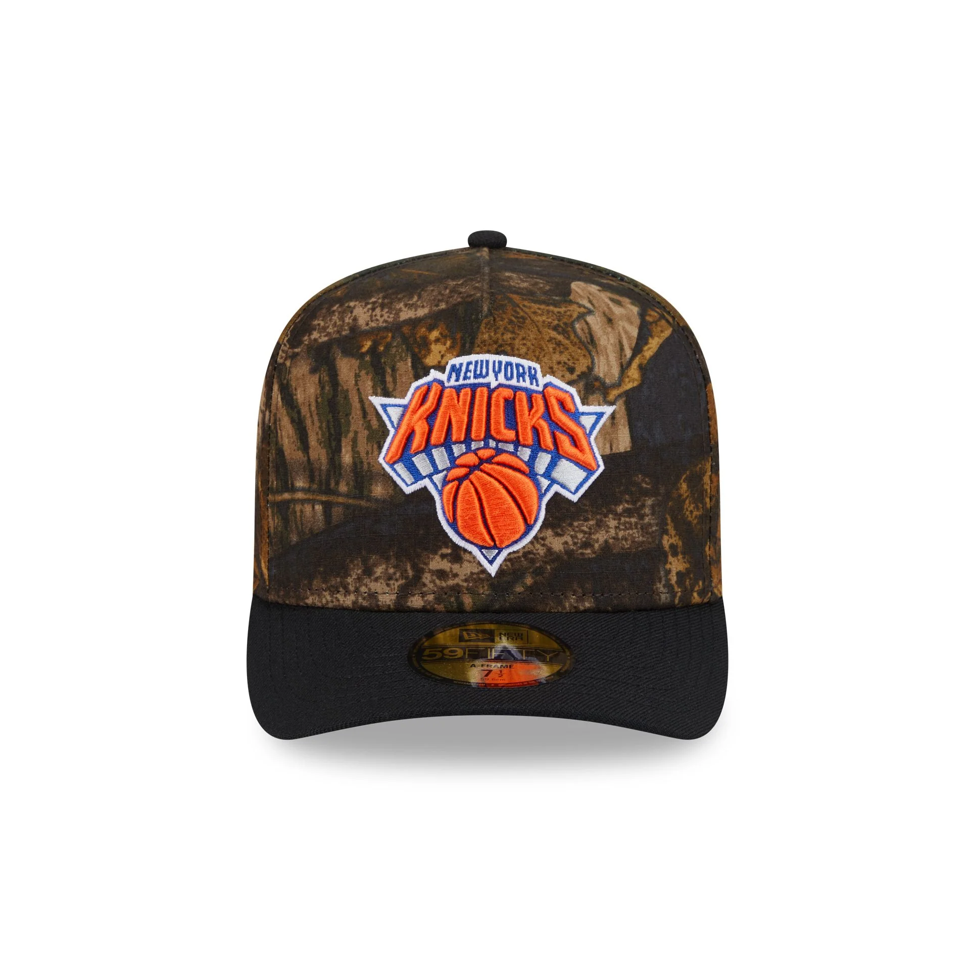 New York Knicks Ripstop Camo 59FIFTY A-Frame Fitted Hat