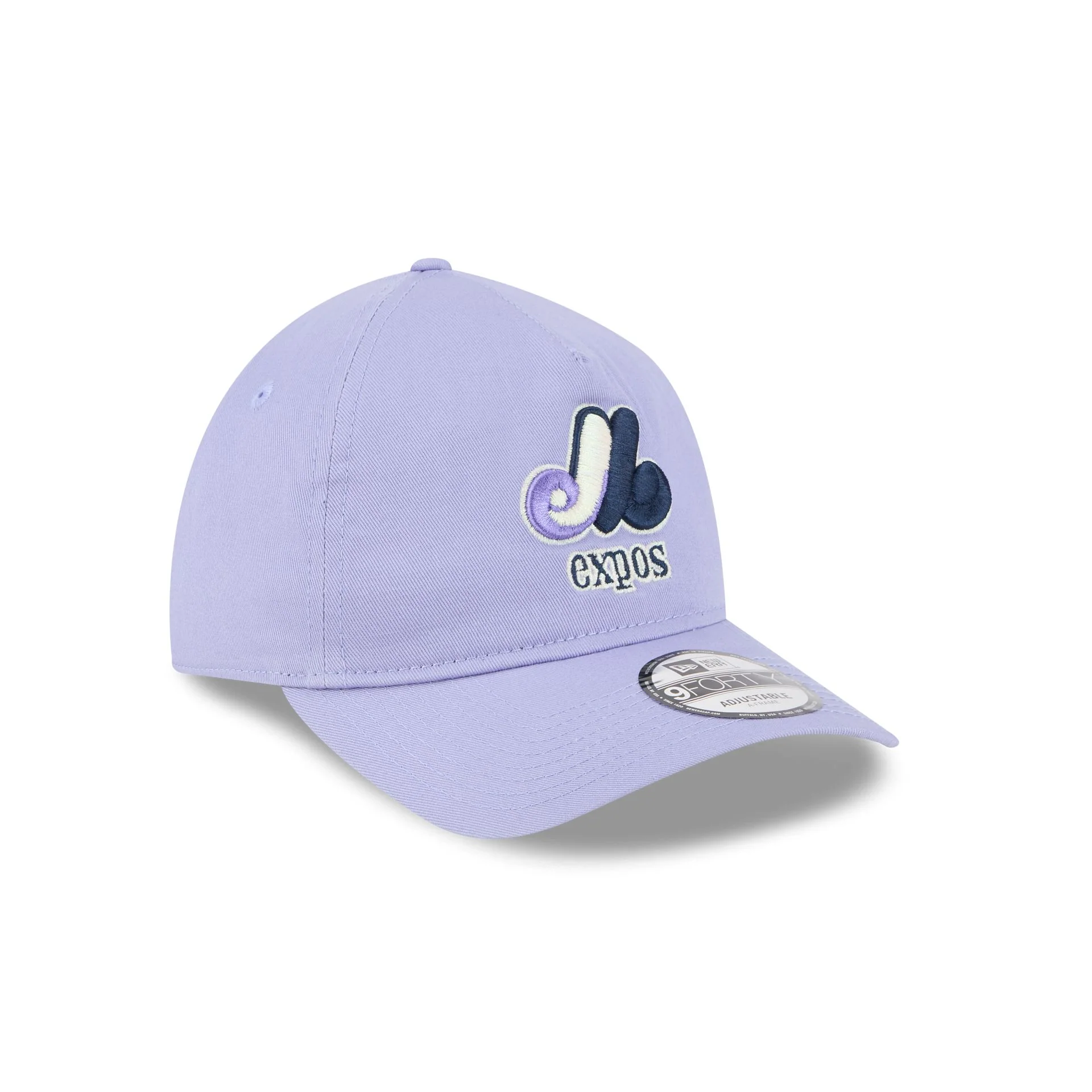 Montreal Expos Lavender 9TWENTY A-Frame Adjustable Hat
