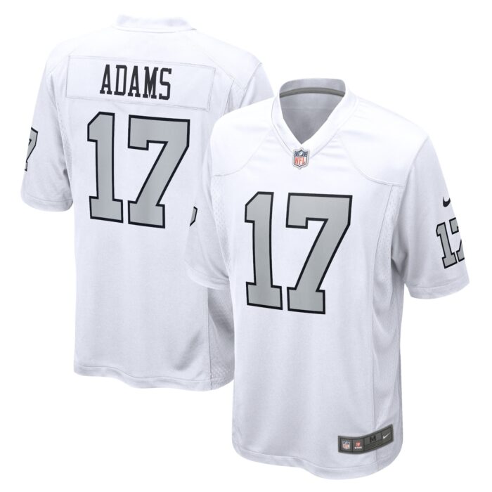 Men’s Las Vegas Raiders Davante Adams Nike White Alternate Game Jersey