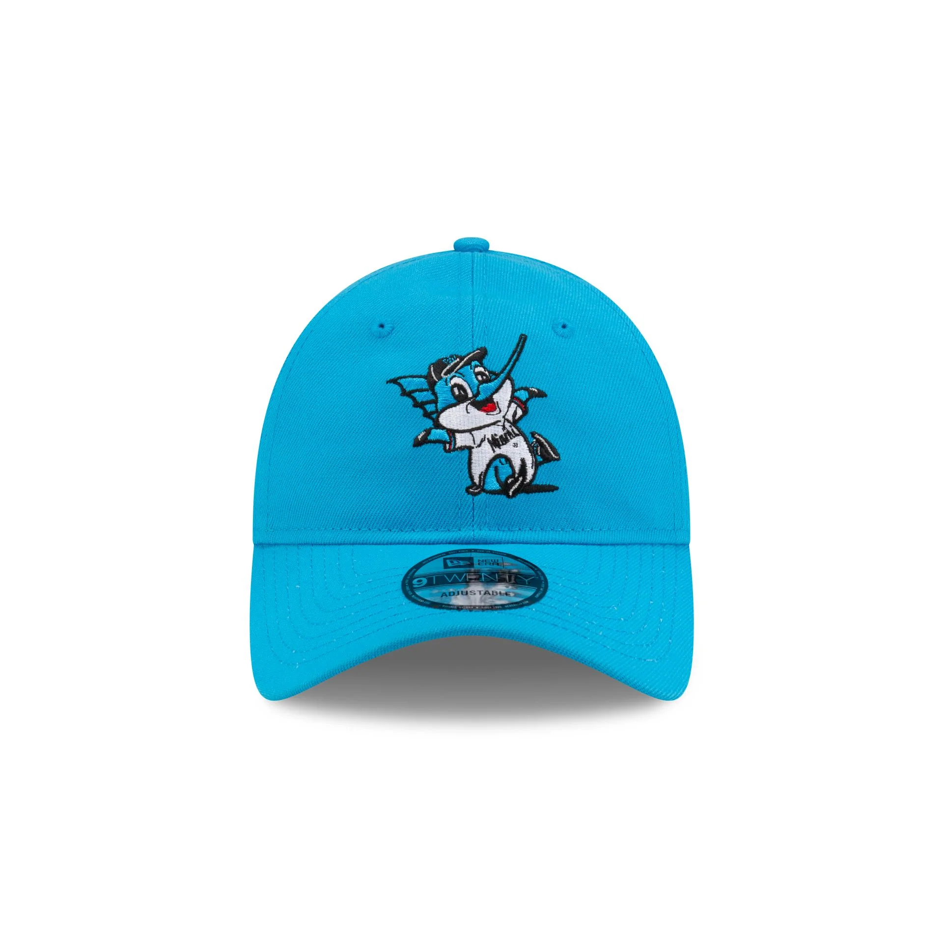 Miami Marlins Mini Mascot 9TWENTY Adjustable Hat