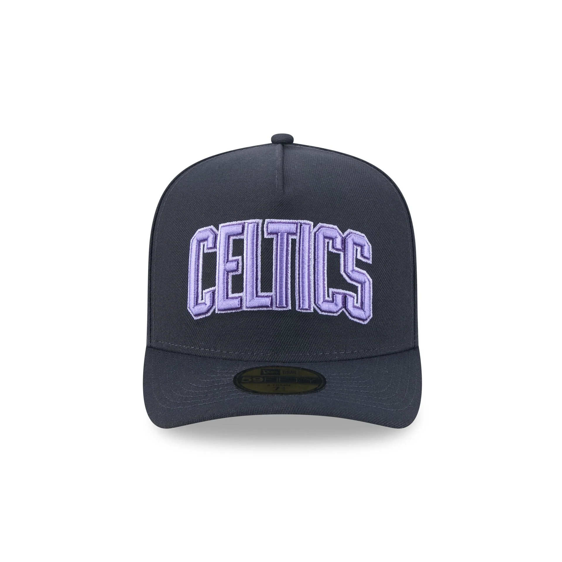 Boston Celtics Navy Lavender 59FIFTY A-Frame Fitted Hat