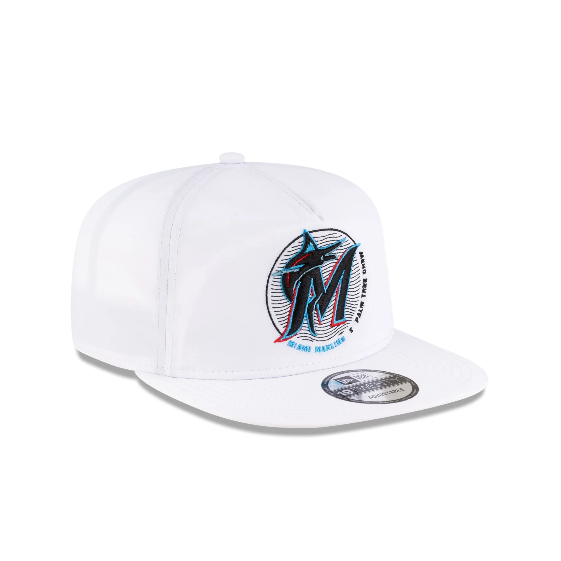 Palm Tree Crew x Miami Marlins Chrome White 19TWENTY Adjustable Hat