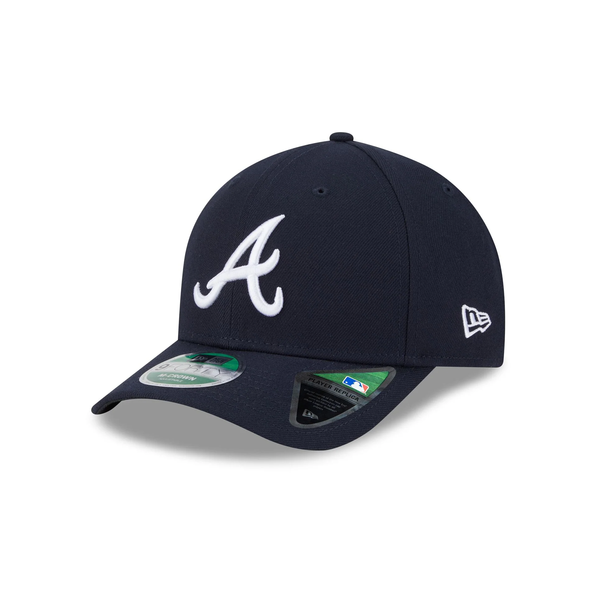 Atlanta Braves Road Authentic Collection 9FORTY M-Crown Snapback Hat