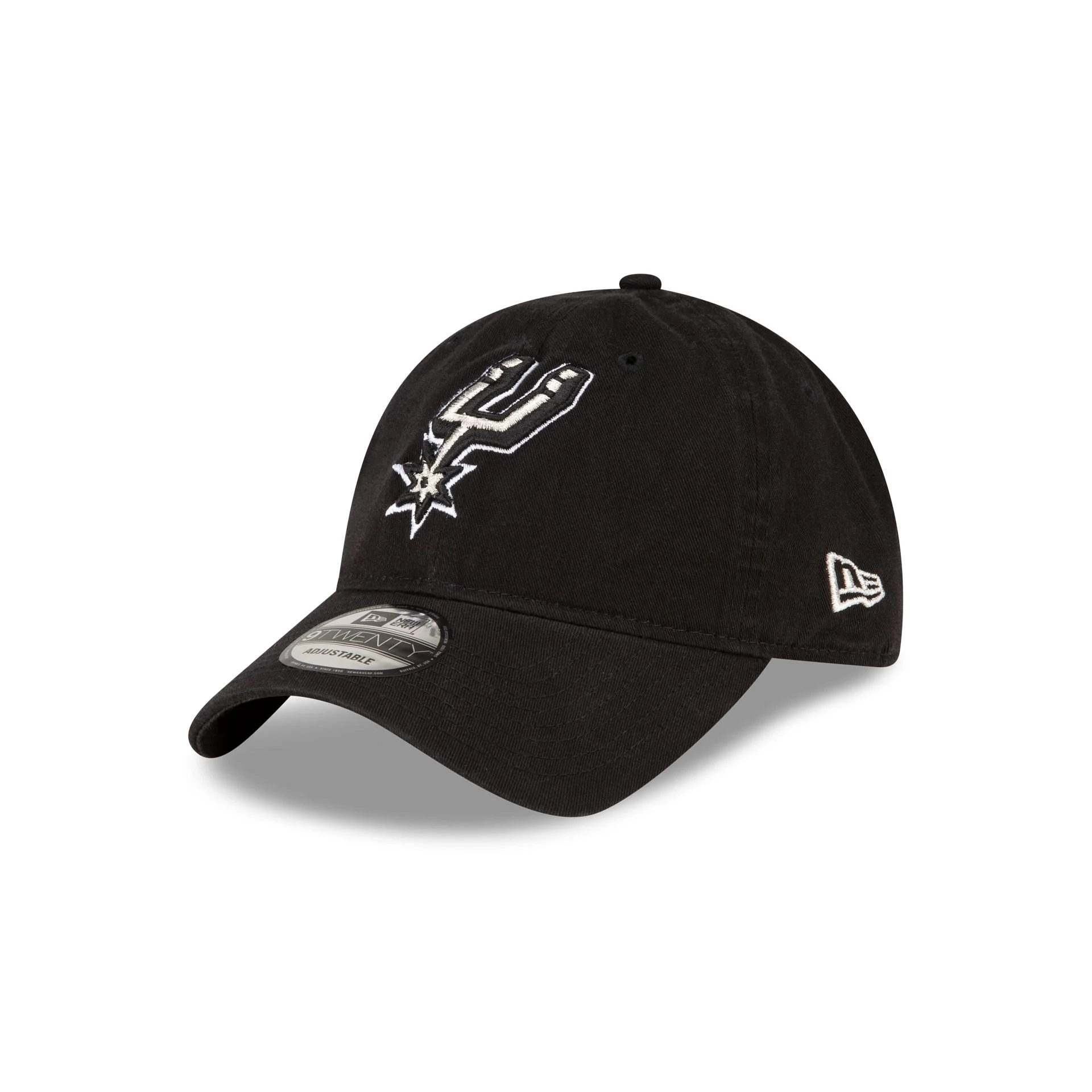 San Antonio Spurs Core Classic Black 9TWENTY Adjustable Hat