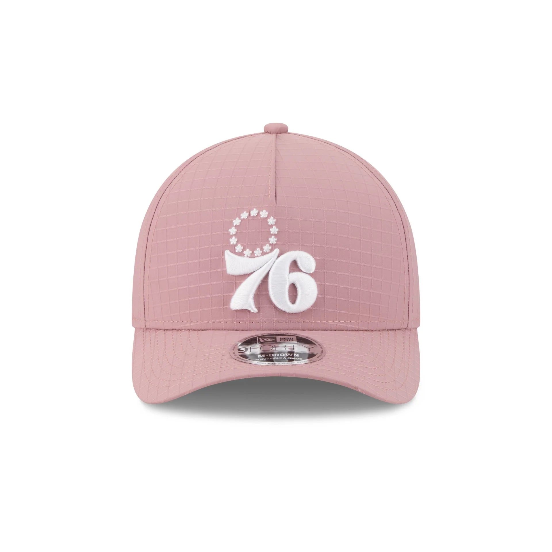 Philadelphia 76ers Pink Ripstop 9FORTY M-Crown A-Frame Snapback Hat