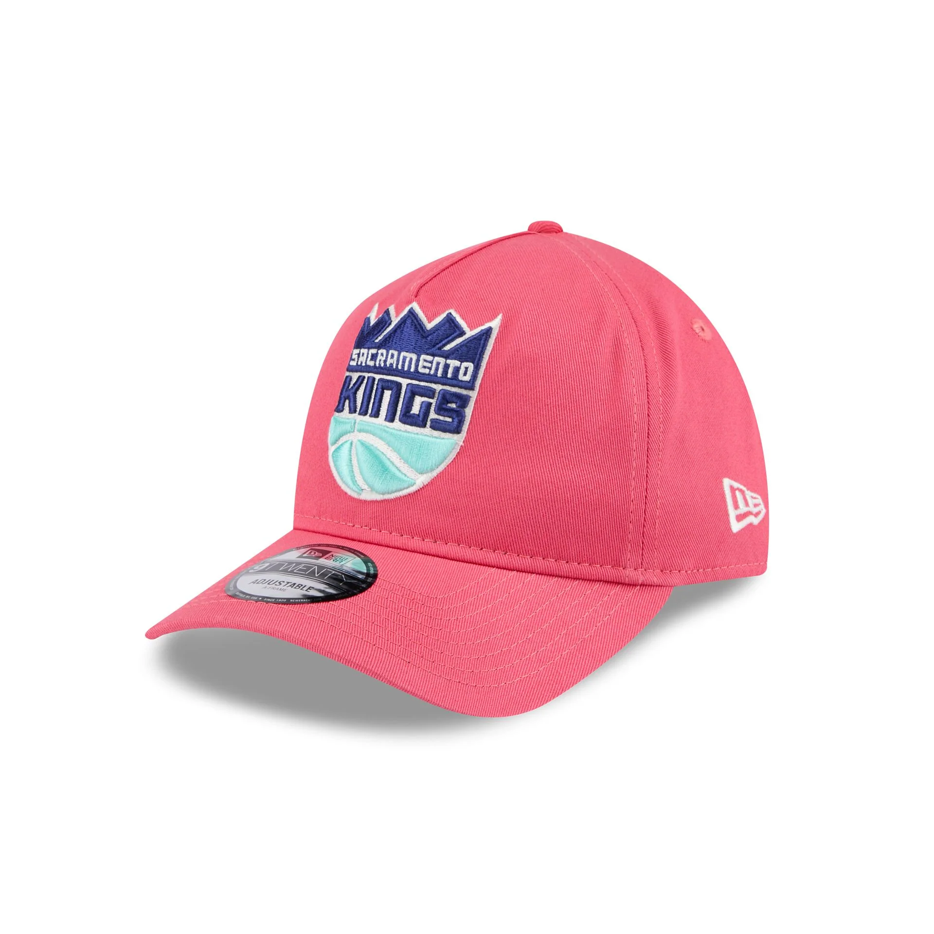 Sacramento Kings Coral 9TWENTY A-Frame Adjustable Hat
