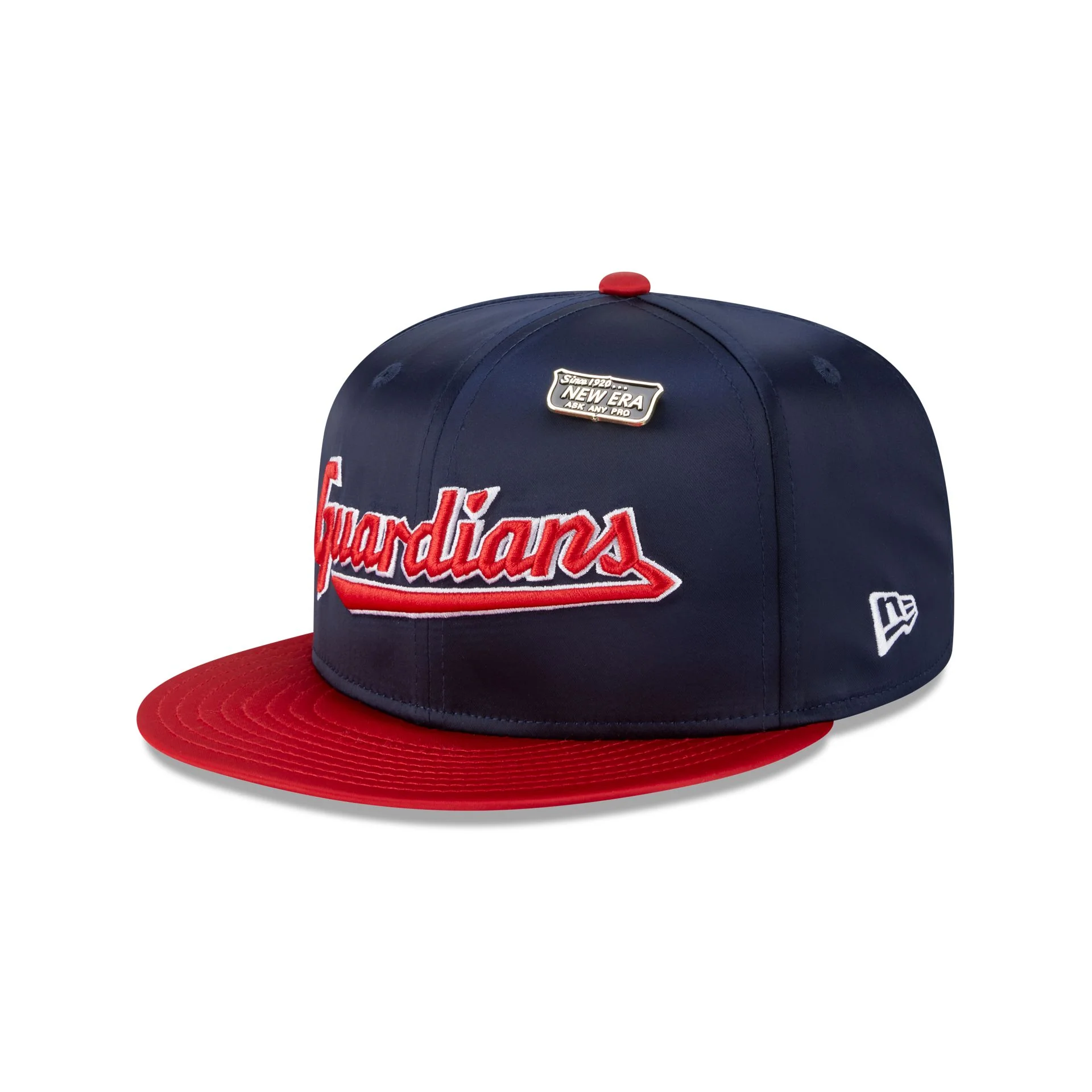 Cleveland Guardians Satin Pin 9FIFTY Snapback Hat