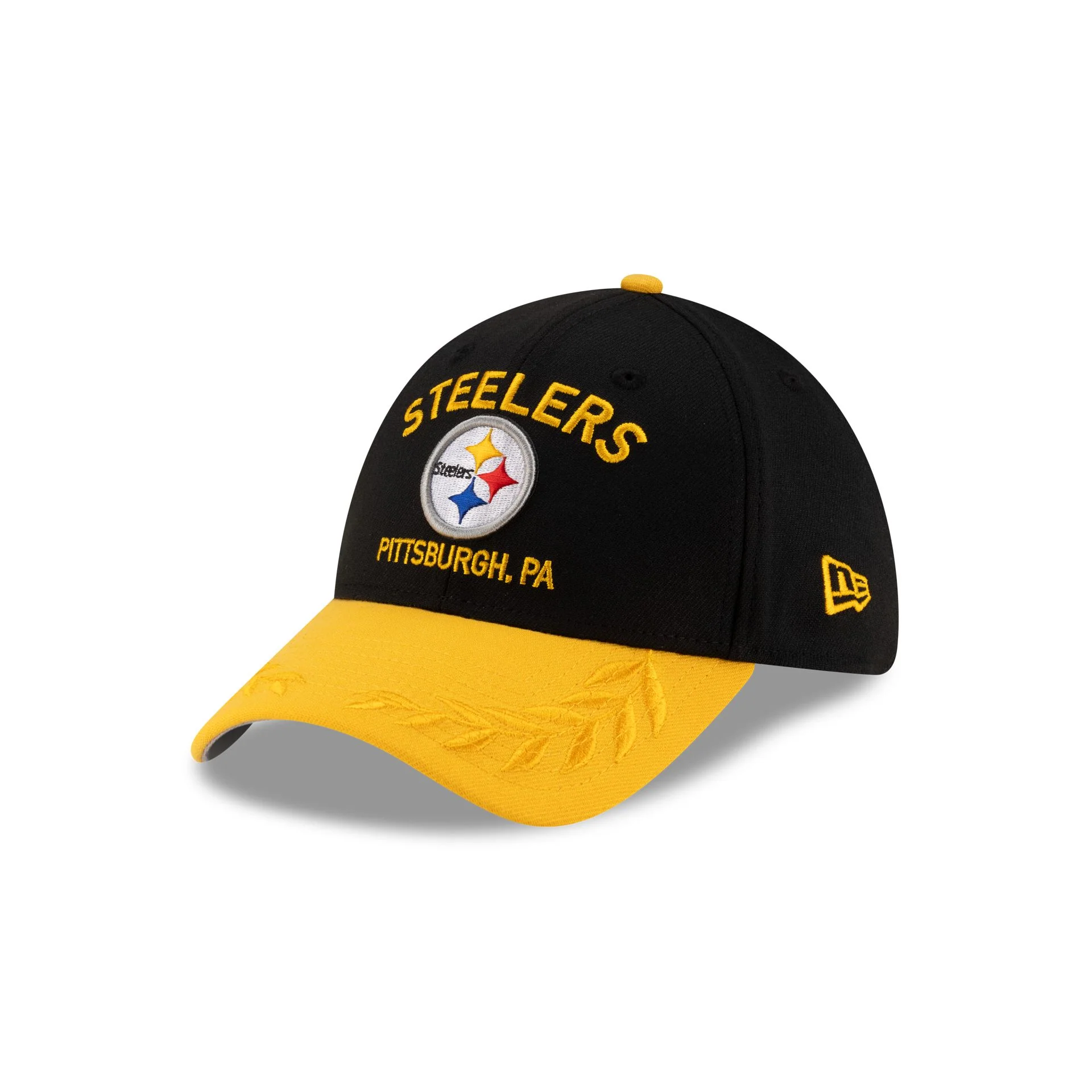 Pittsburgh Steelers 2025 Draft 39THIRTY Stretch Fit Hat
