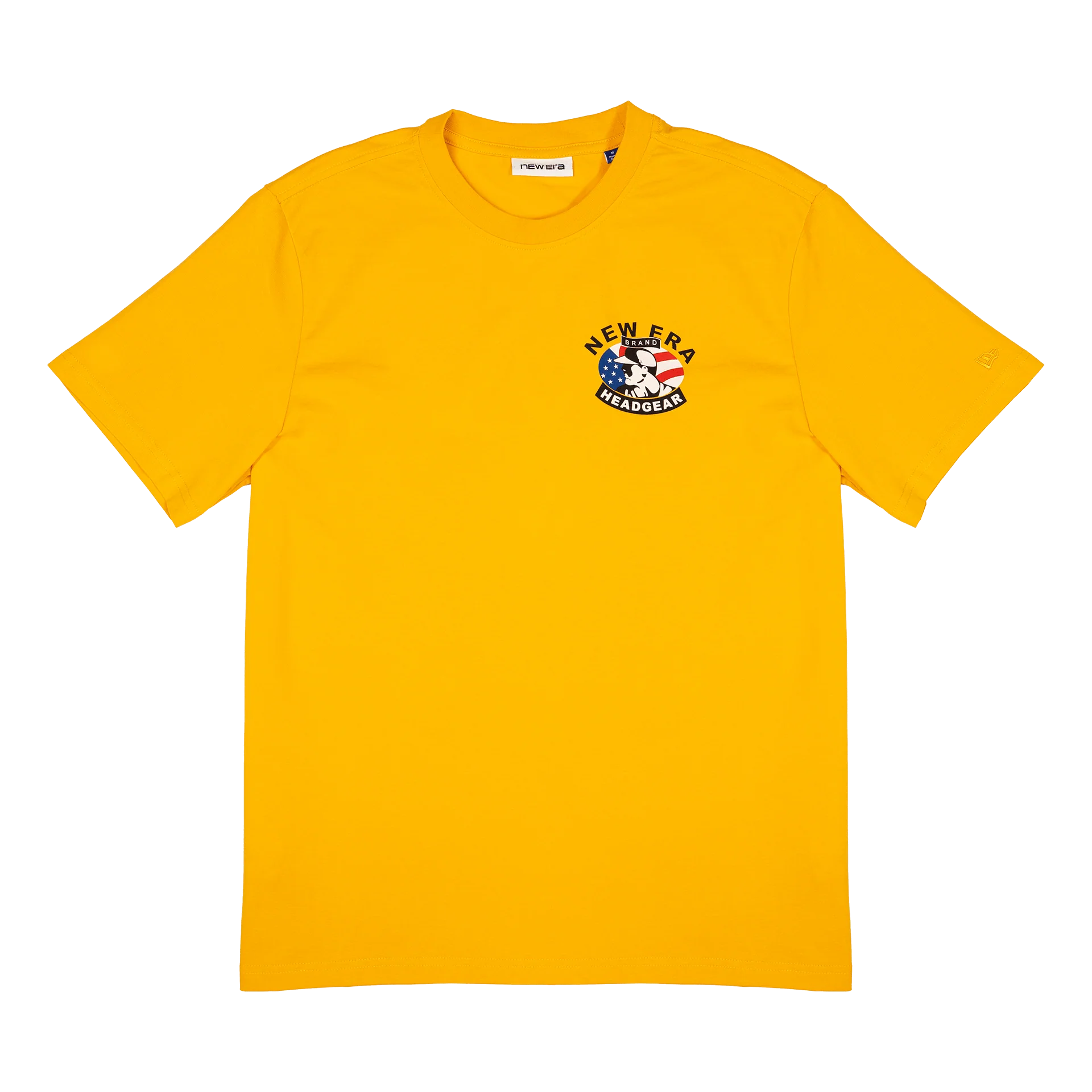 New Era Branded American Headgear Gold T-Shirt