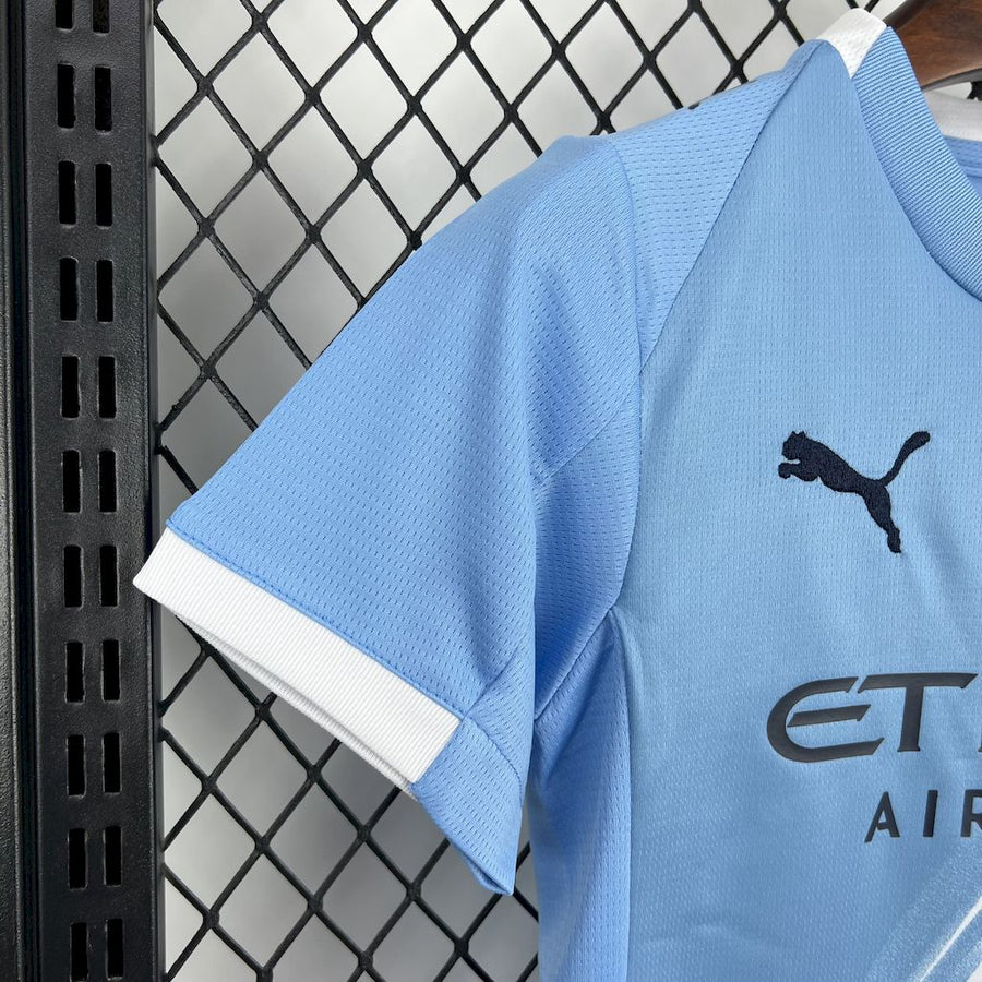 Manchester City Home 25/26 Kit Kids