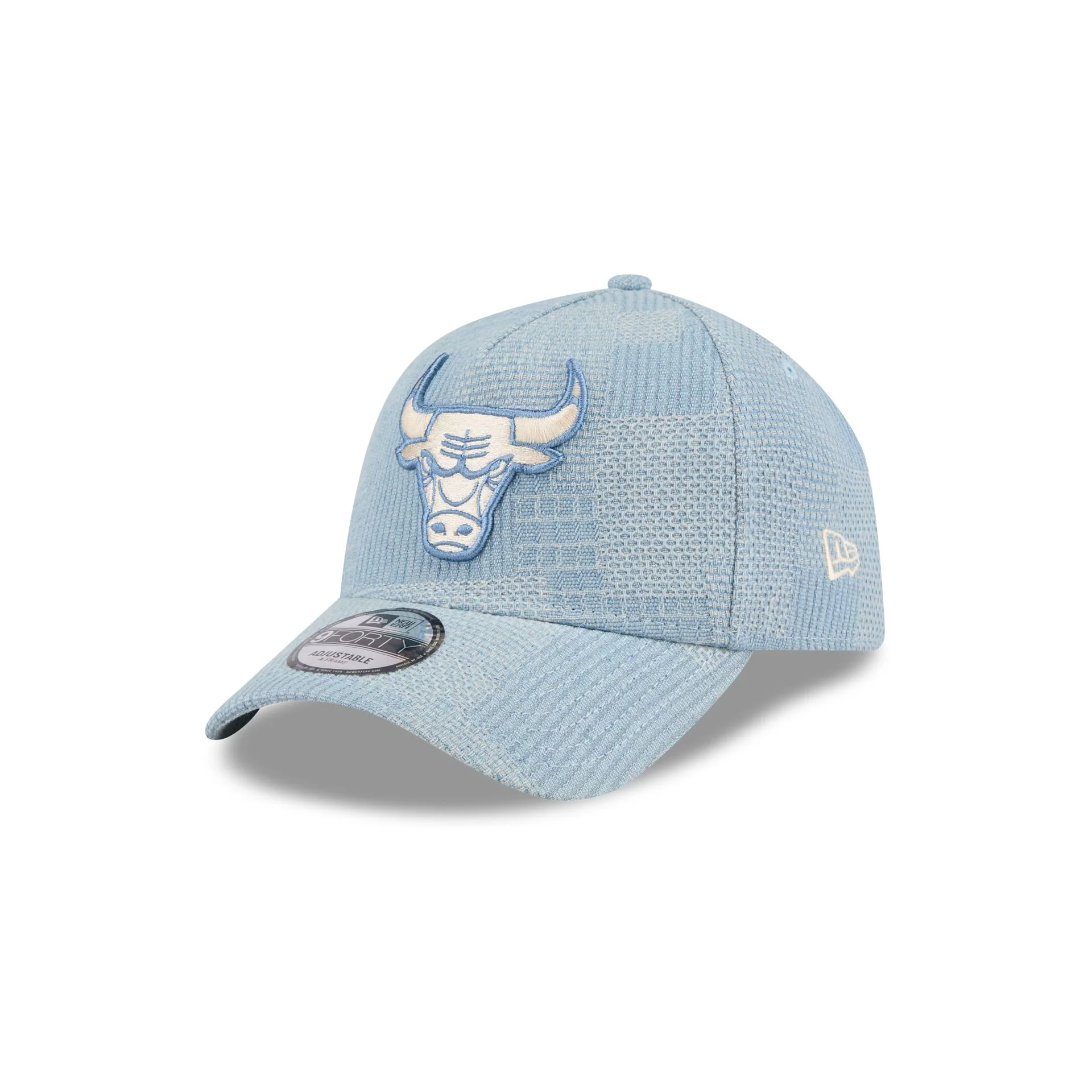 Chicago Bulls Logo Essentials Denim 9FORTY A-Frame Snapback Hat