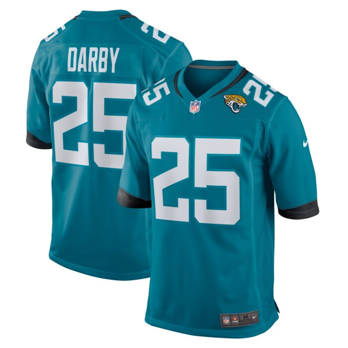 Men’s Jacksonville Jaguars Ronald Darby Nike Teal Team Game Jersey