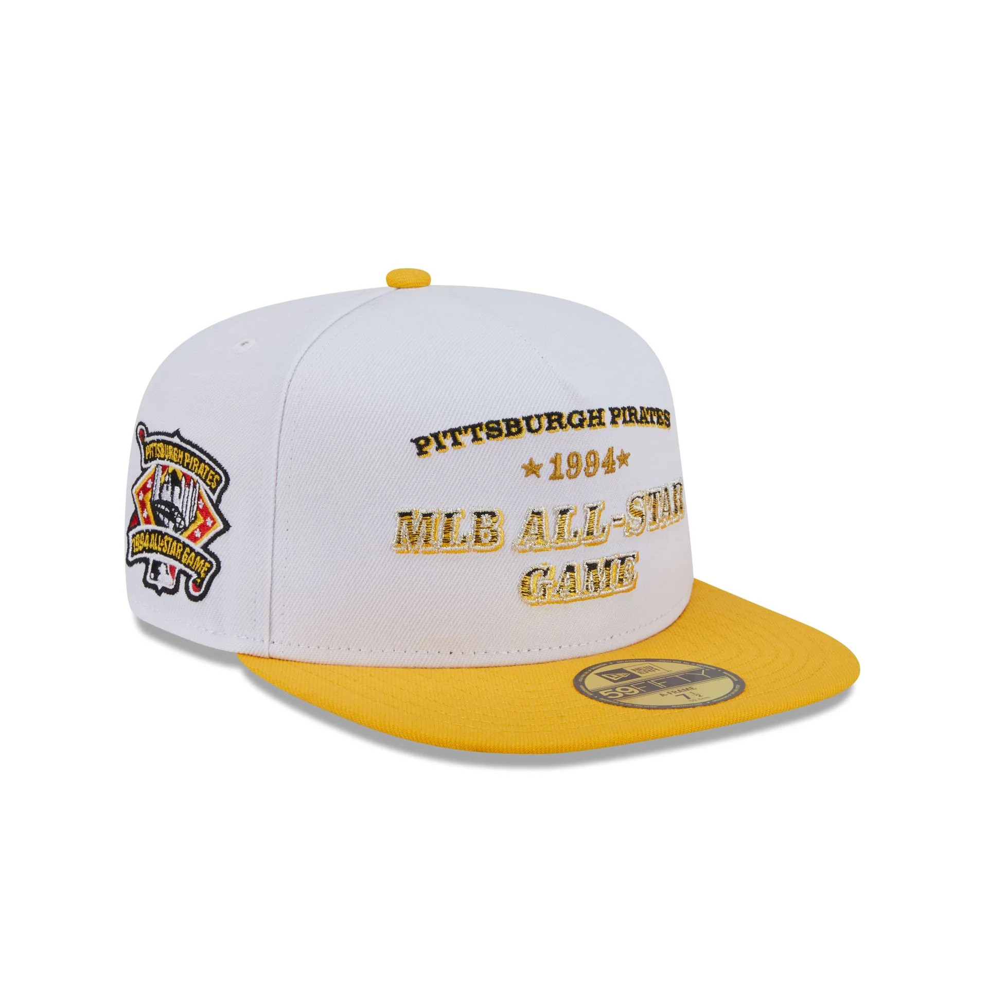 Pittsburgh Pirates Summer Derby White 59FIFTY A-Frame Fitted Hat