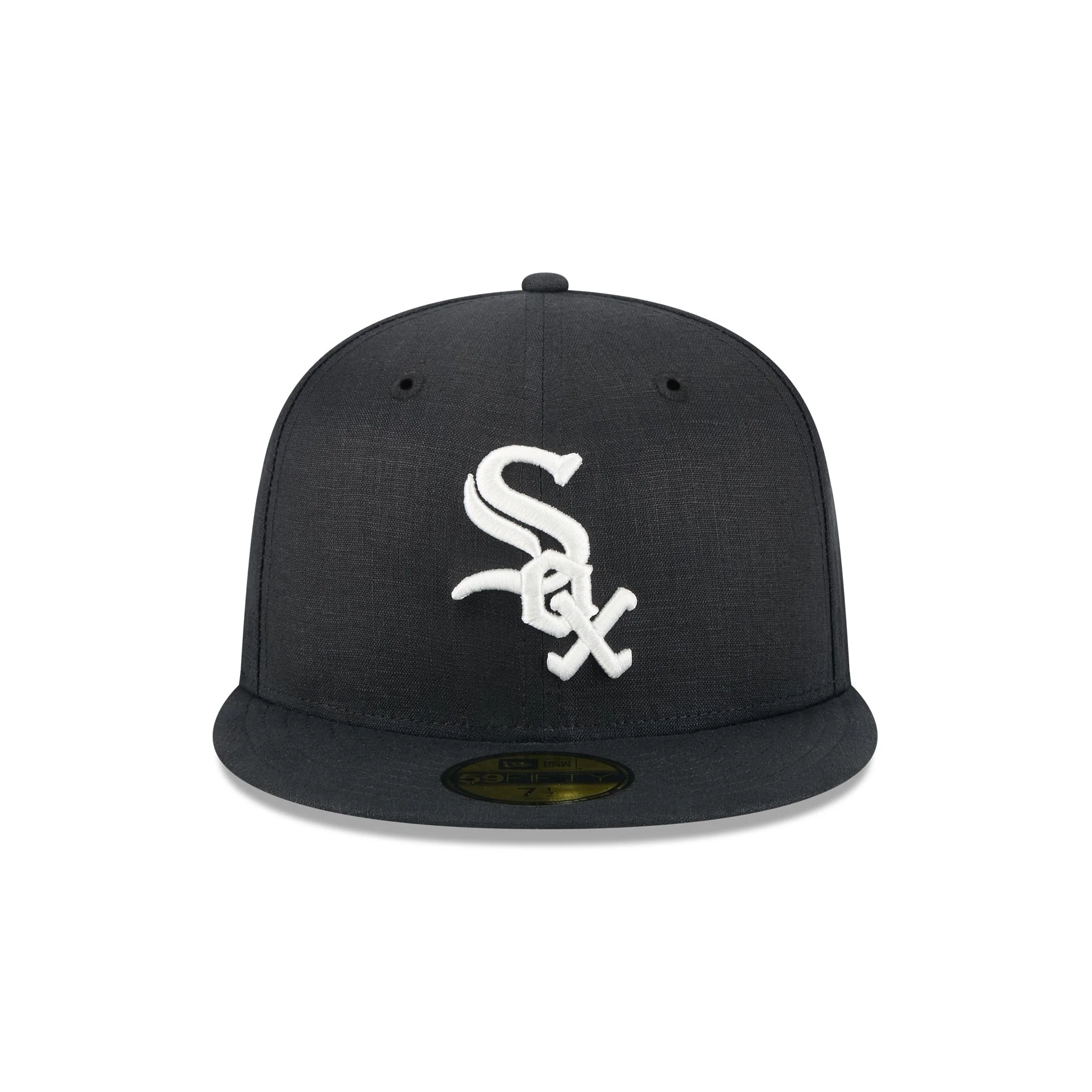 Team Linen Chicago White Sox 59FIFTY Fitted Hat