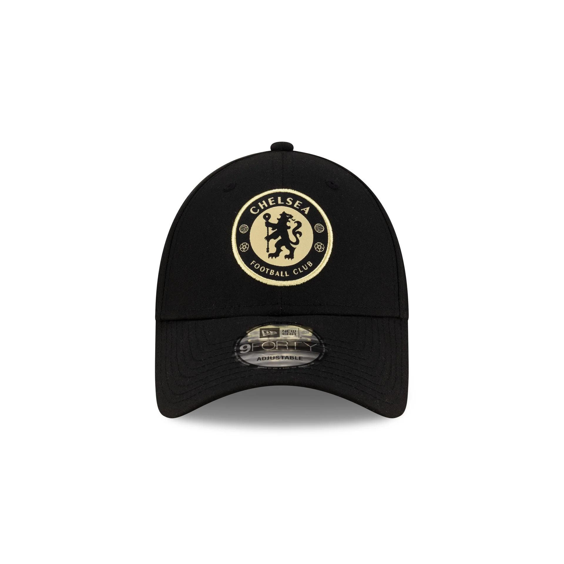 Chelsea FC Lion Crest Repreve Black 9FORTY Adjustable Hat