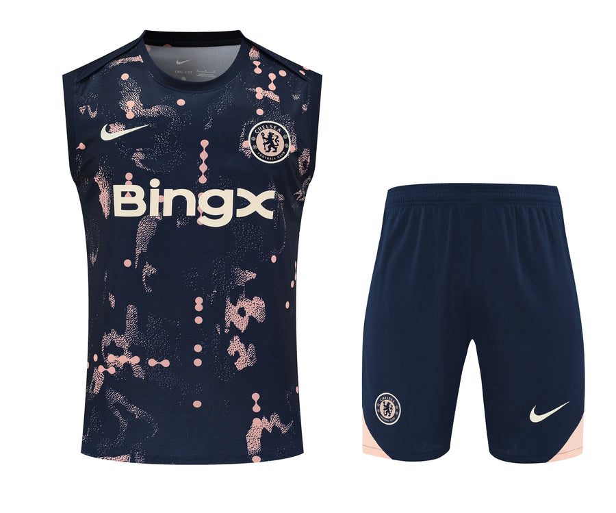 Kit Tank Top + Shorts Chelsea Dark Blue Training 25/26