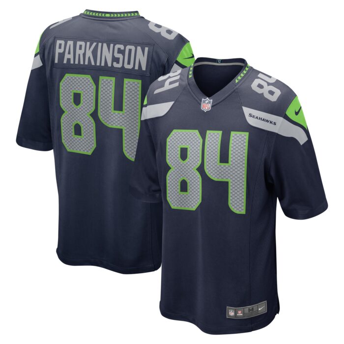 Men’s Seattle Seahawks Colby Parkinson Nike College Navy Game Jersey