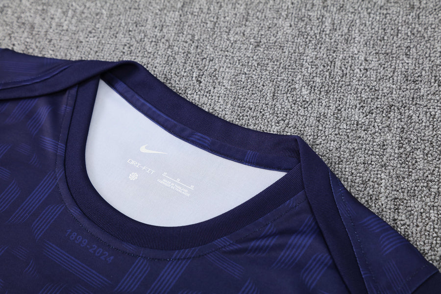 Kit Tank Top + Shorts Barcelona Dark Blue/Gold Training 25/26