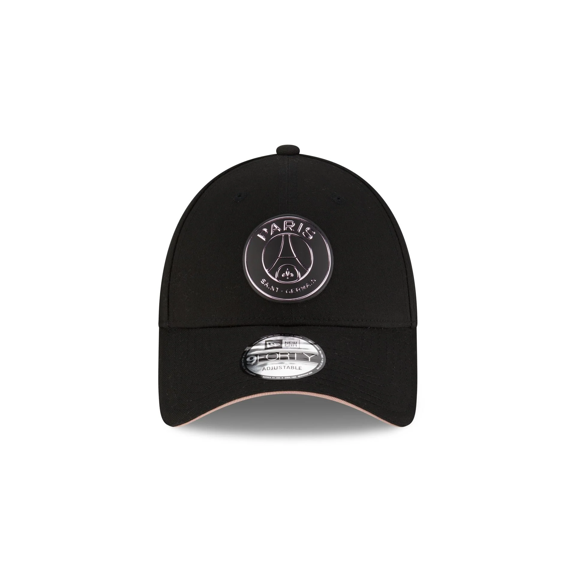 Paris Saint-Germain Black 9FORTY Adjustable Hat