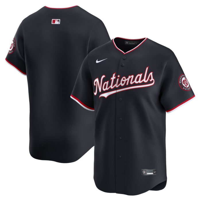 Men’s Washington Nationals  Nike Navy  Alternate Limited Jersey