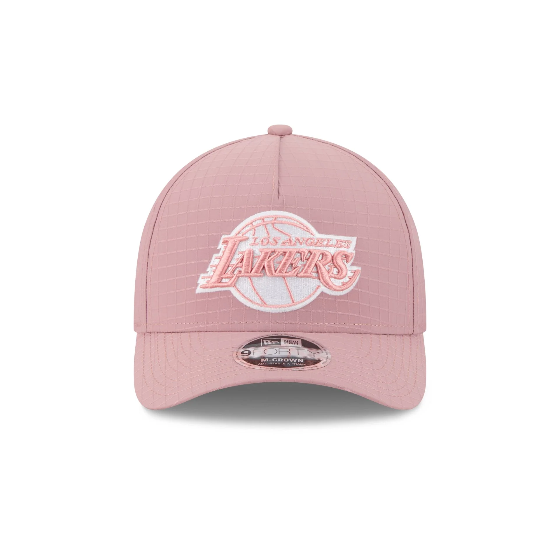Los Angeles Lakers Pink Ripstop 9FORTY M-Crown A-Frame Snapback Hat