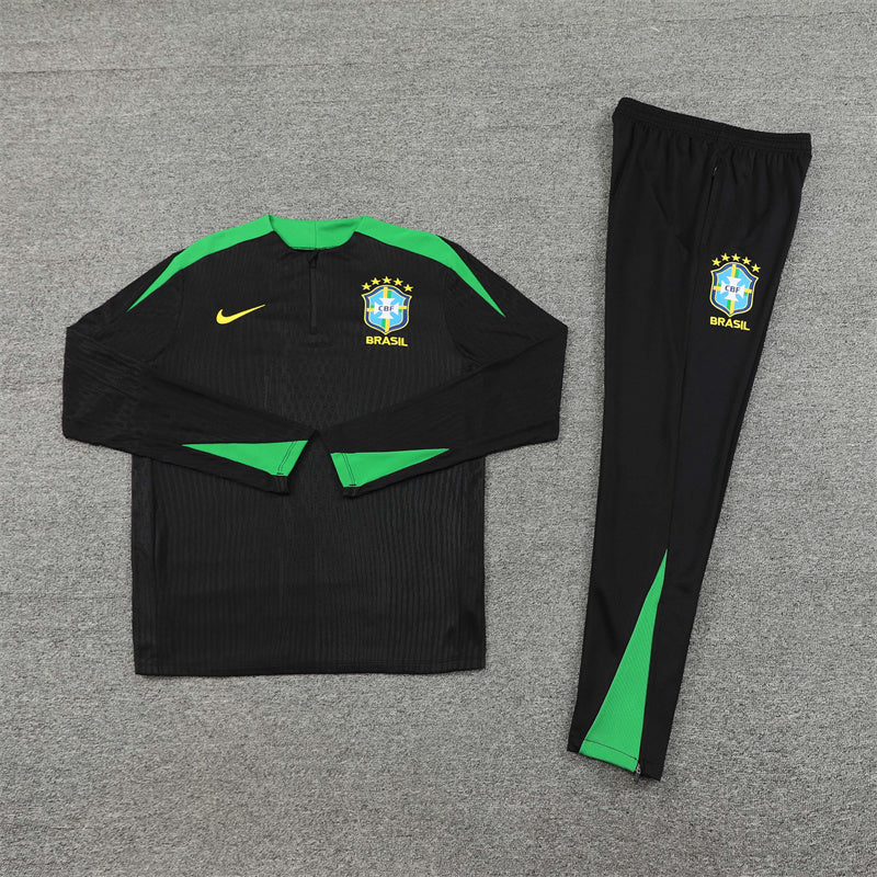 Tracksuit Brazil Black/Green Training 24/25