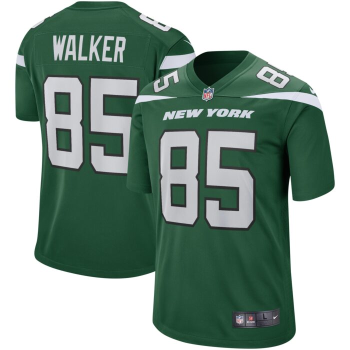 Men’s New York Jets Wesley Walker Nike Gotham Green Game Retired Player Jersey