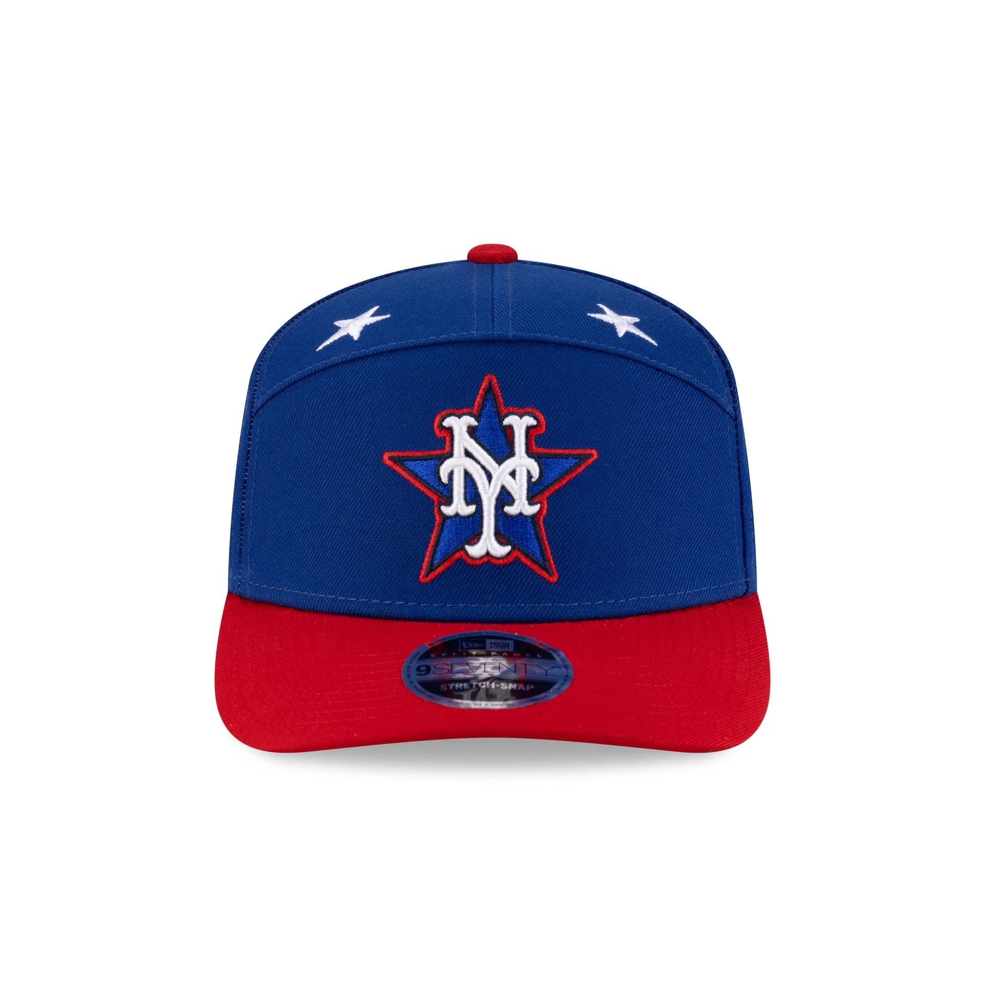 New York Mets 2025 All-Star Game Workout Split Panel 9SEVENTY Stretch-Snap Hat
