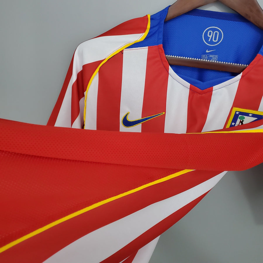 Atl??tico De Madrid Home Jersey 04/05 Retro