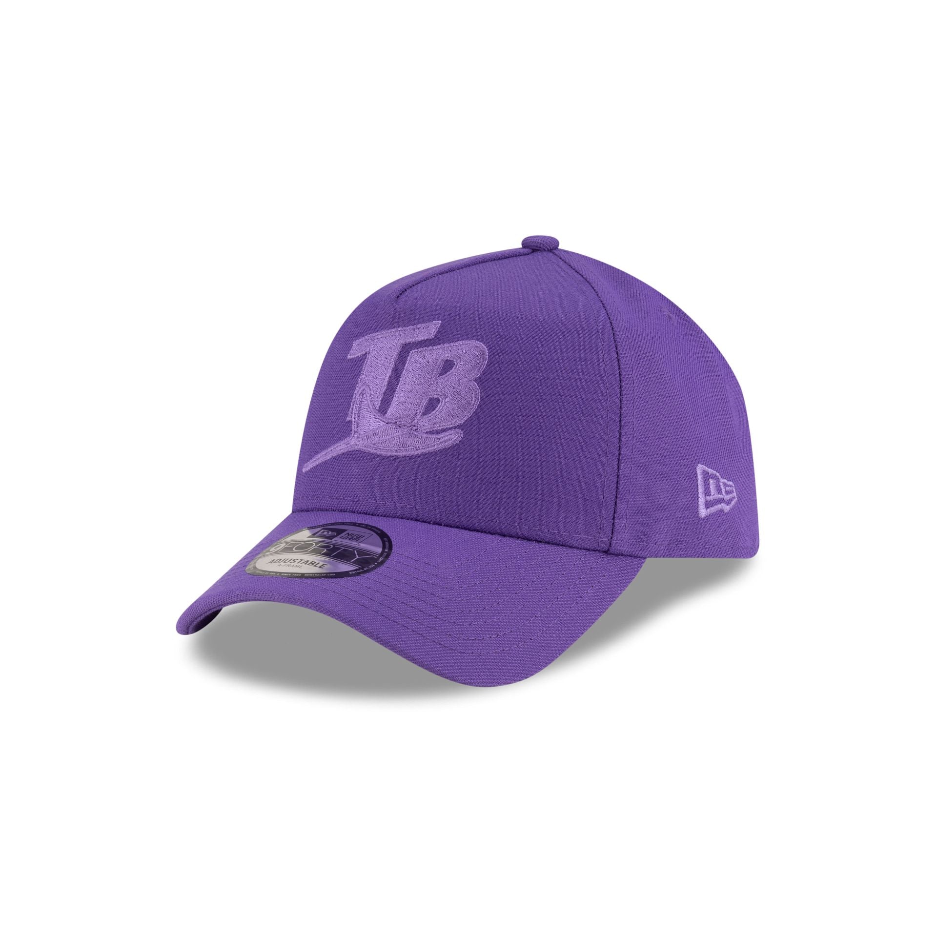 Tampa Bay Rays Varsity Purple 9FORTY A-Frame Snapback Hat