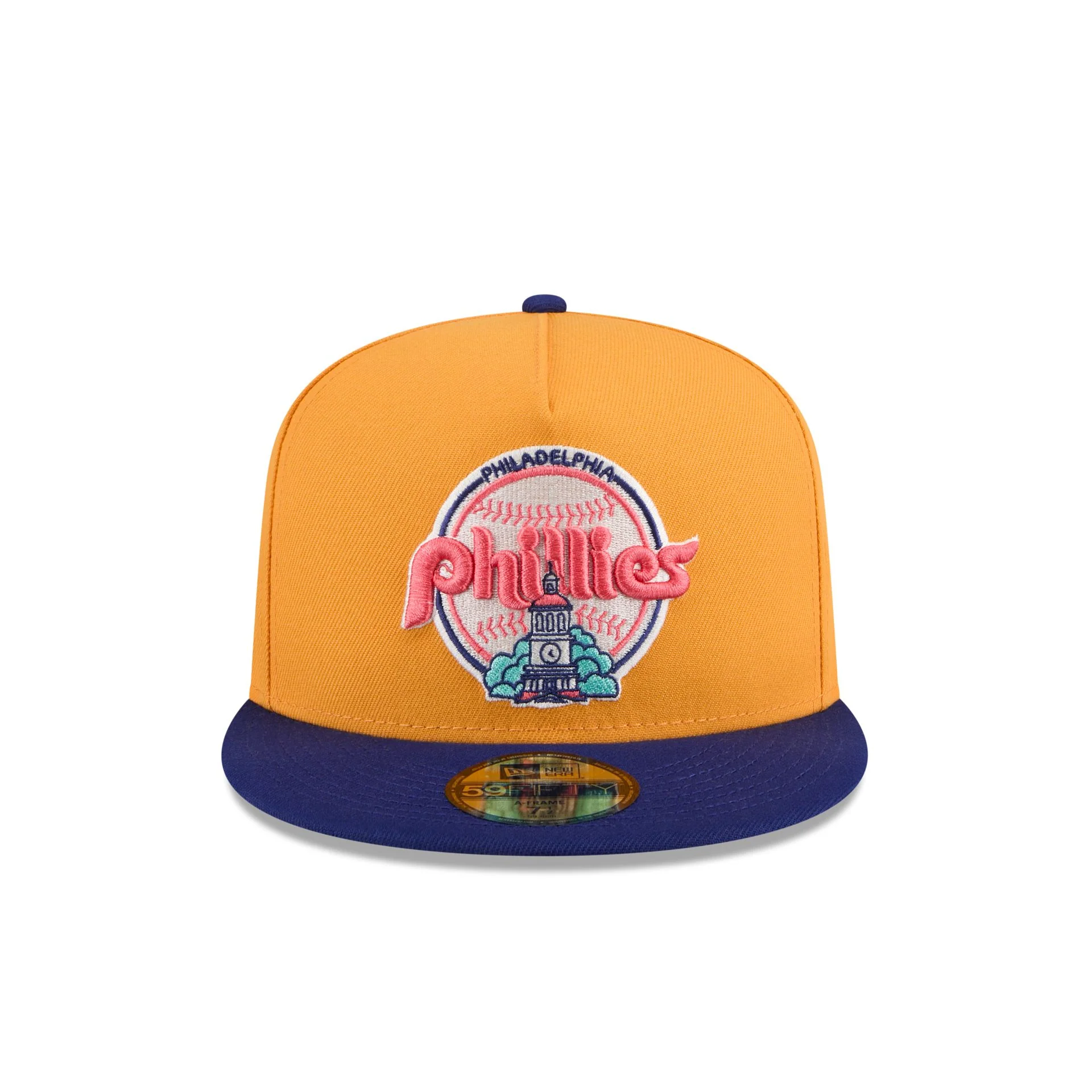 Philadelphia Phillies Gold 59FIFTY A-Frame Fitted Hat