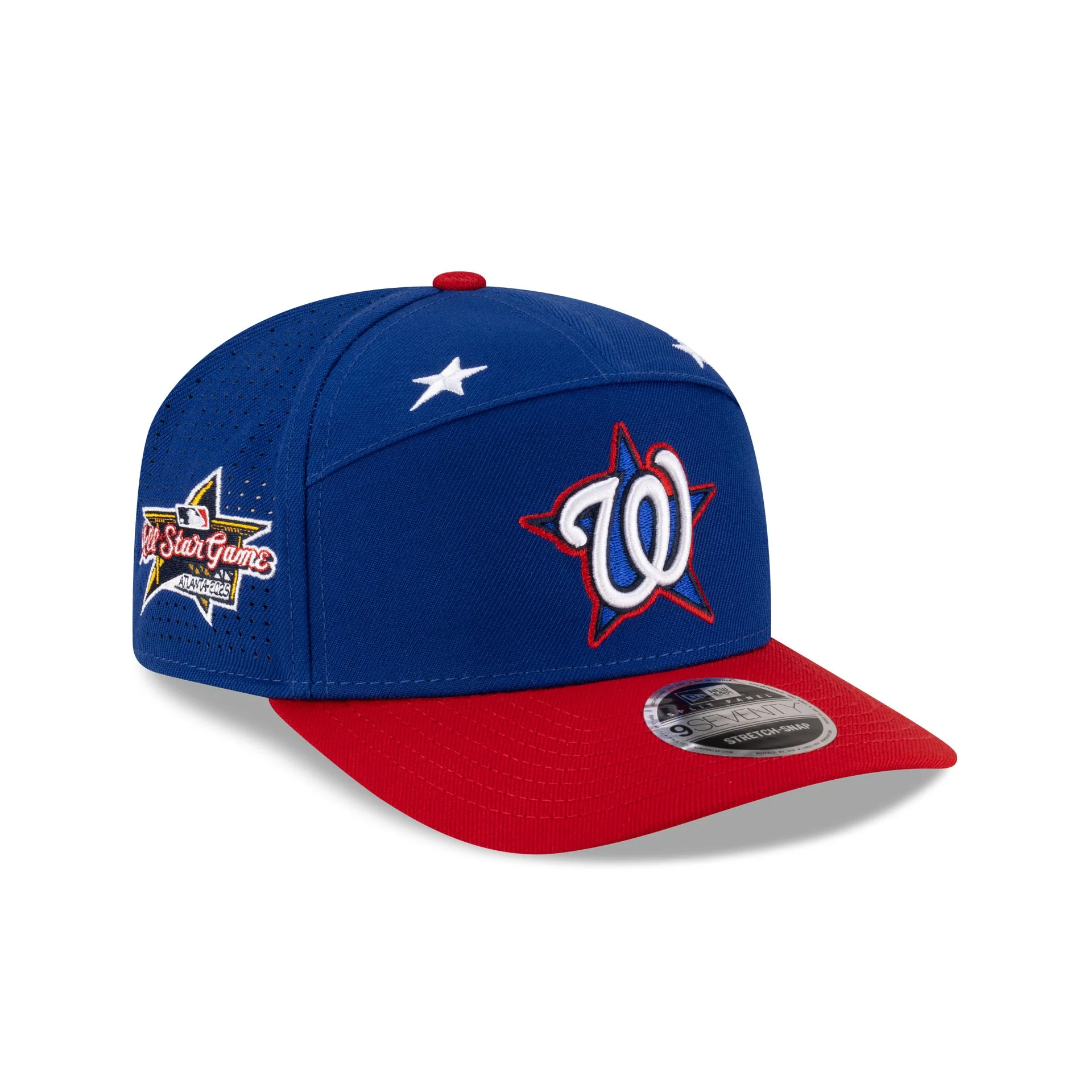 Washington Nationals 2025 All-Star Game Workout Split Panel 9SEVENTY Stretch-Snap Hat