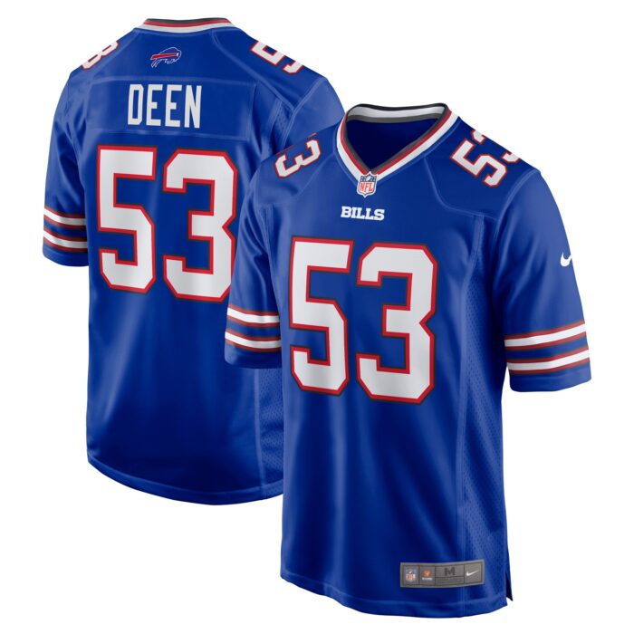 Men’s Buffalo Bills Branson Deen Nike Royal Game Jersey