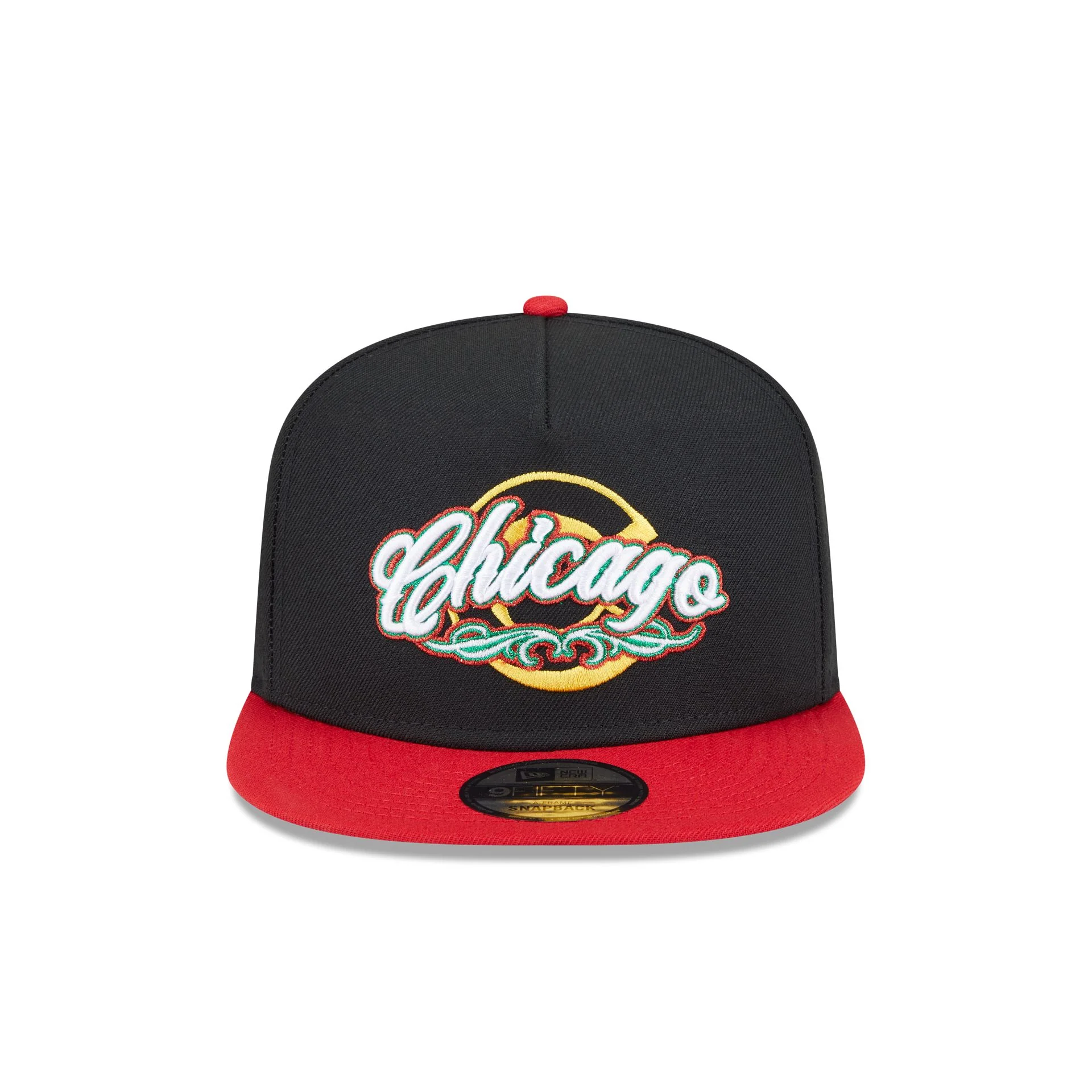 Chicago Cubs City Script 9FIFTY A-Frame Snapback Hat