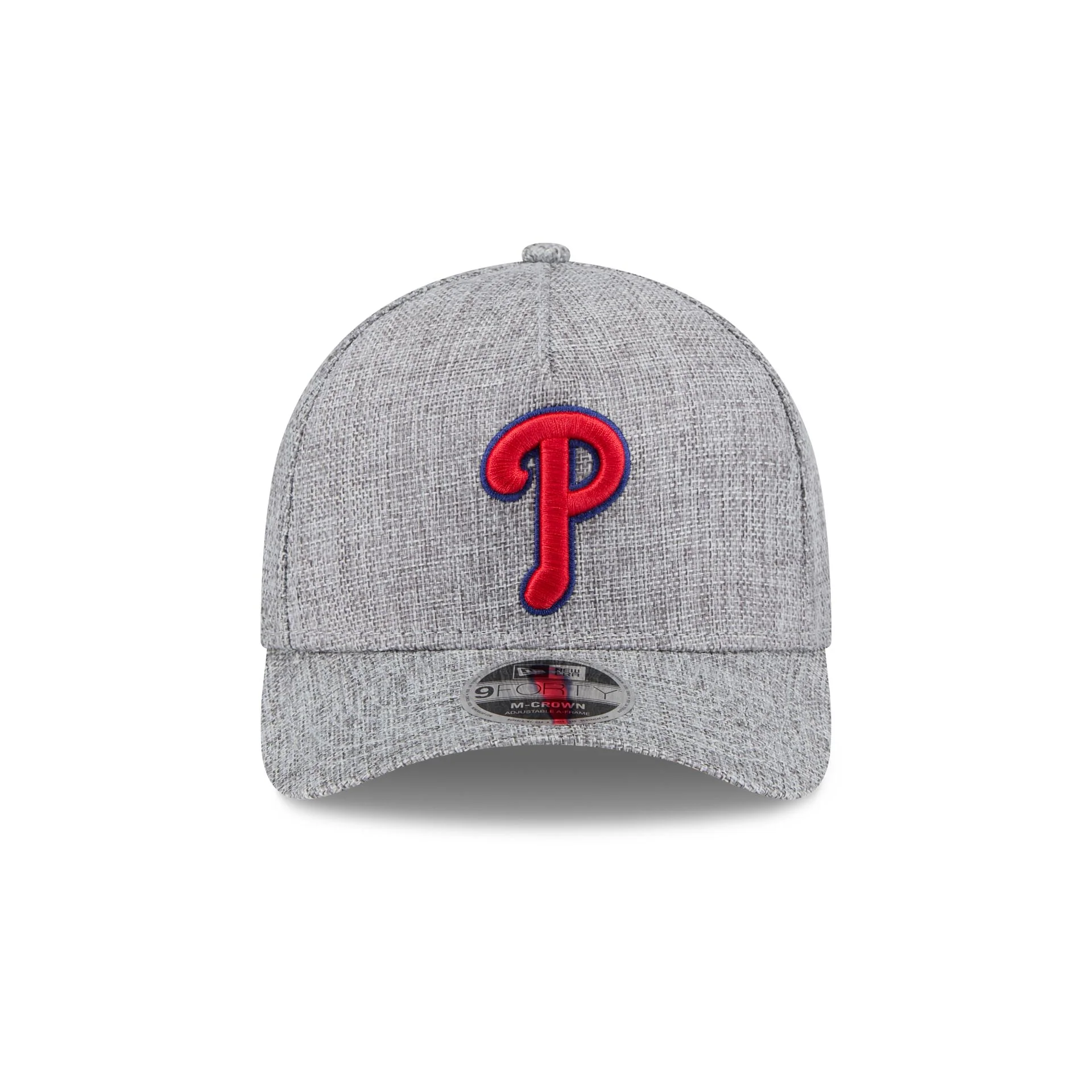 Philadelphia Phillies Cotton Weave Gray 9FORTY M-Crown A-Frame Snapback Hat