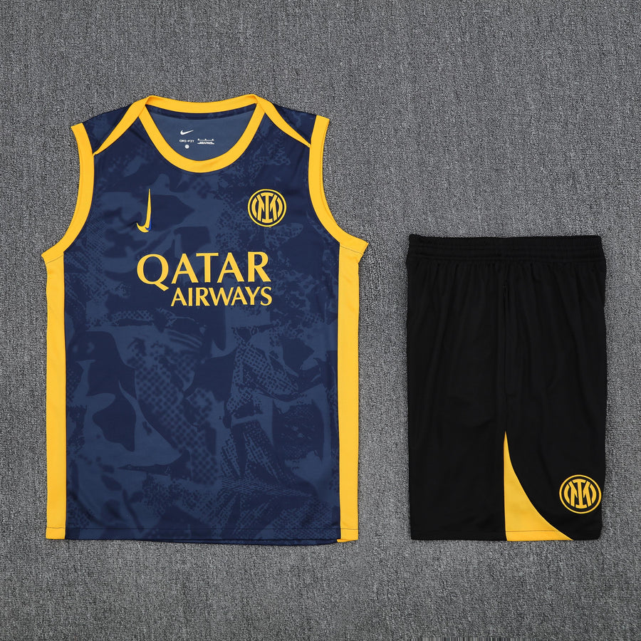 Kit Tank Top + Shorts Inter Milan Blue/Black Training 25/26