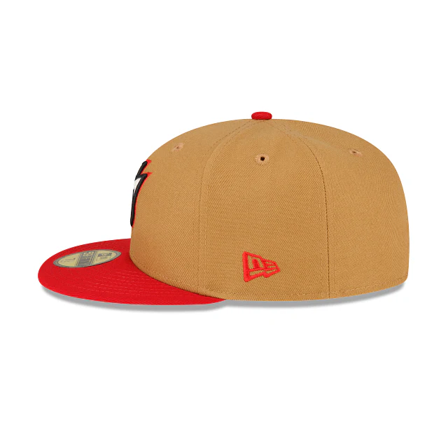 Richmond Flying Squirrels Wheat 59FIFTY Fitted Hat