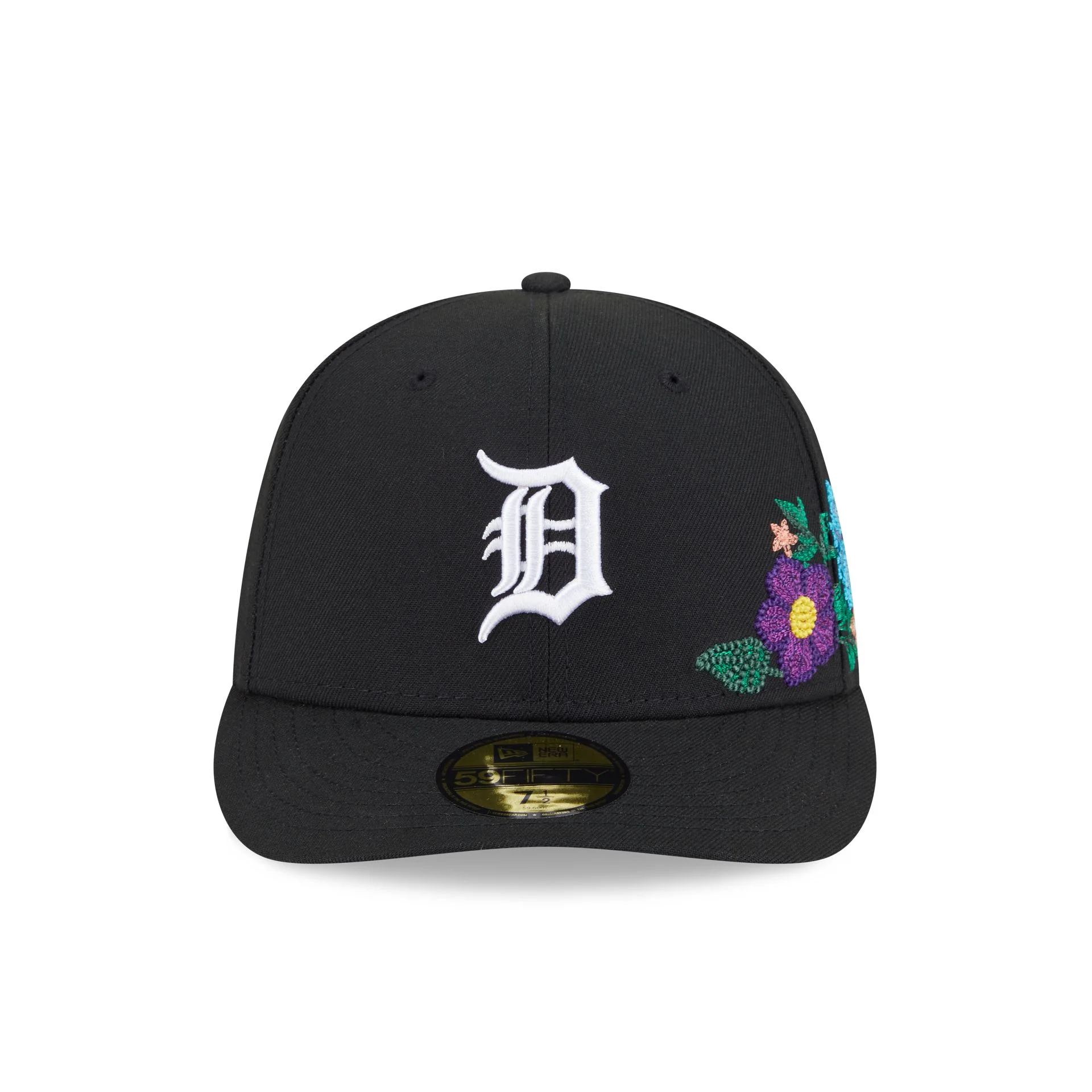 Detroit Tigers Tonal Florals Black 59FIFTY Fitted Hat