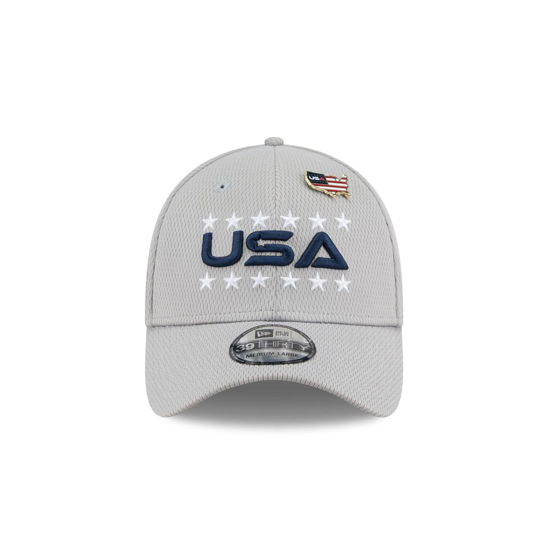 2025 Ryder Cup Team USA Gray 39THIRTY Stretch Fit Hat