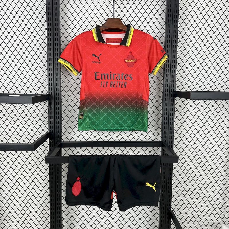Milan Goalkeeper Fourth 24/25 Kit Kids
