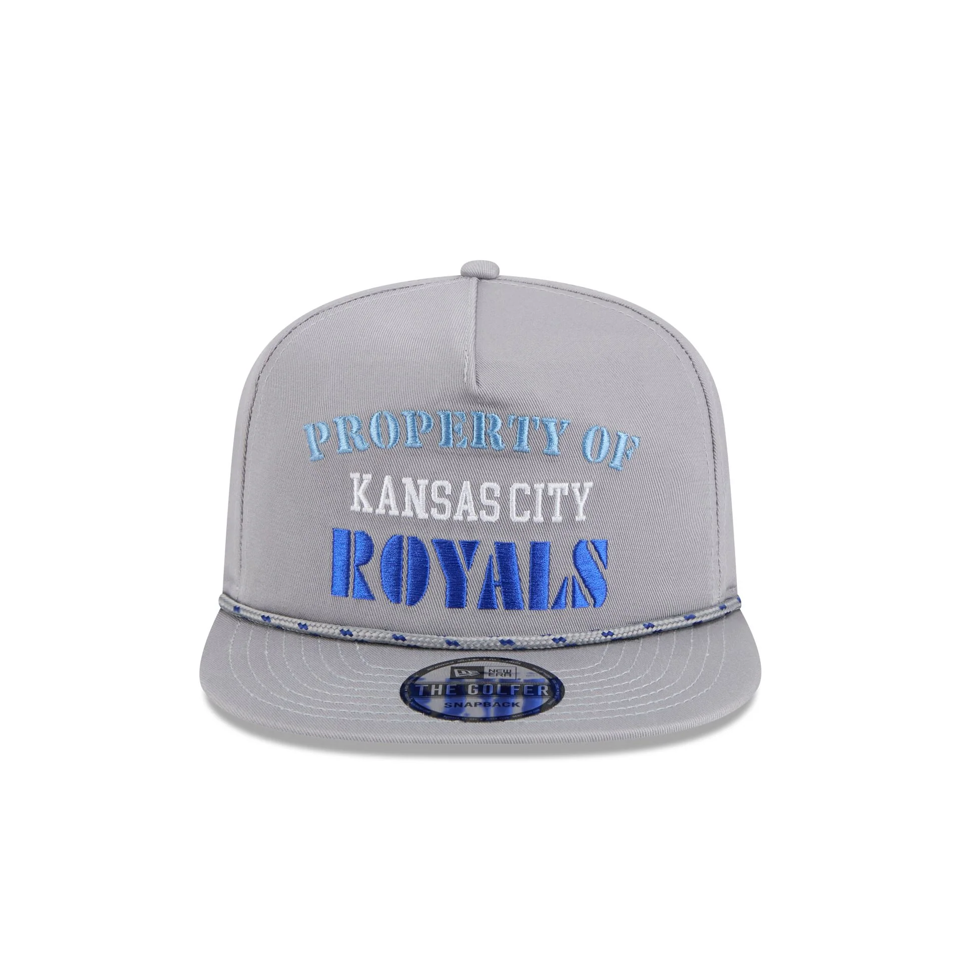 Kansas City Royals Vintage Gray Rope Golfer Hat