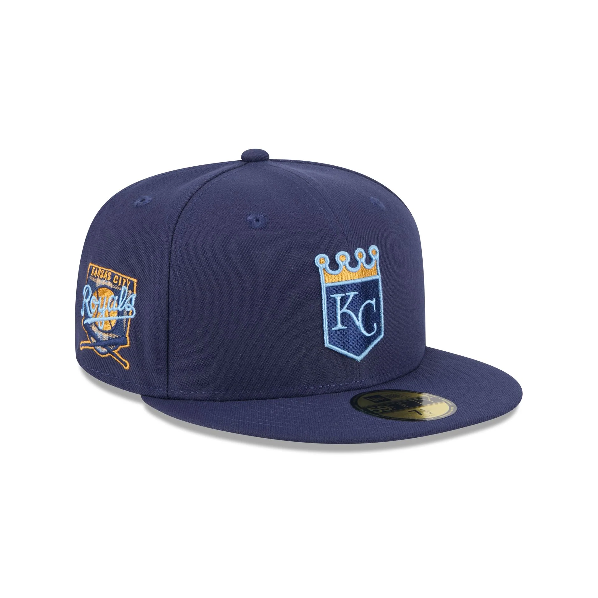 Kansas City Royals Blue Tartan 59FIFTY Fitted Hat
