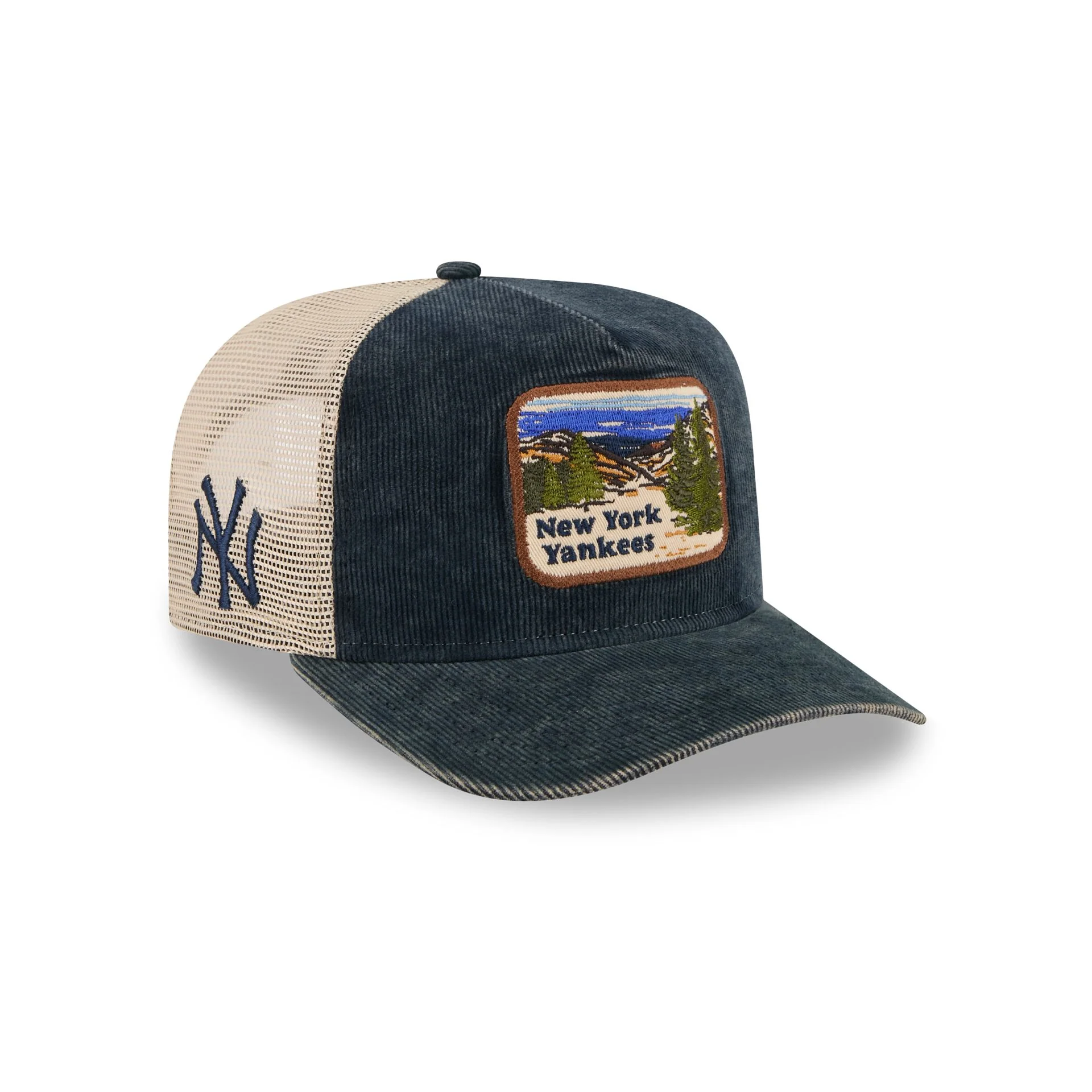 New York Yankees Vintage Landscape 9FIFTY A-Frame Trucker Hat