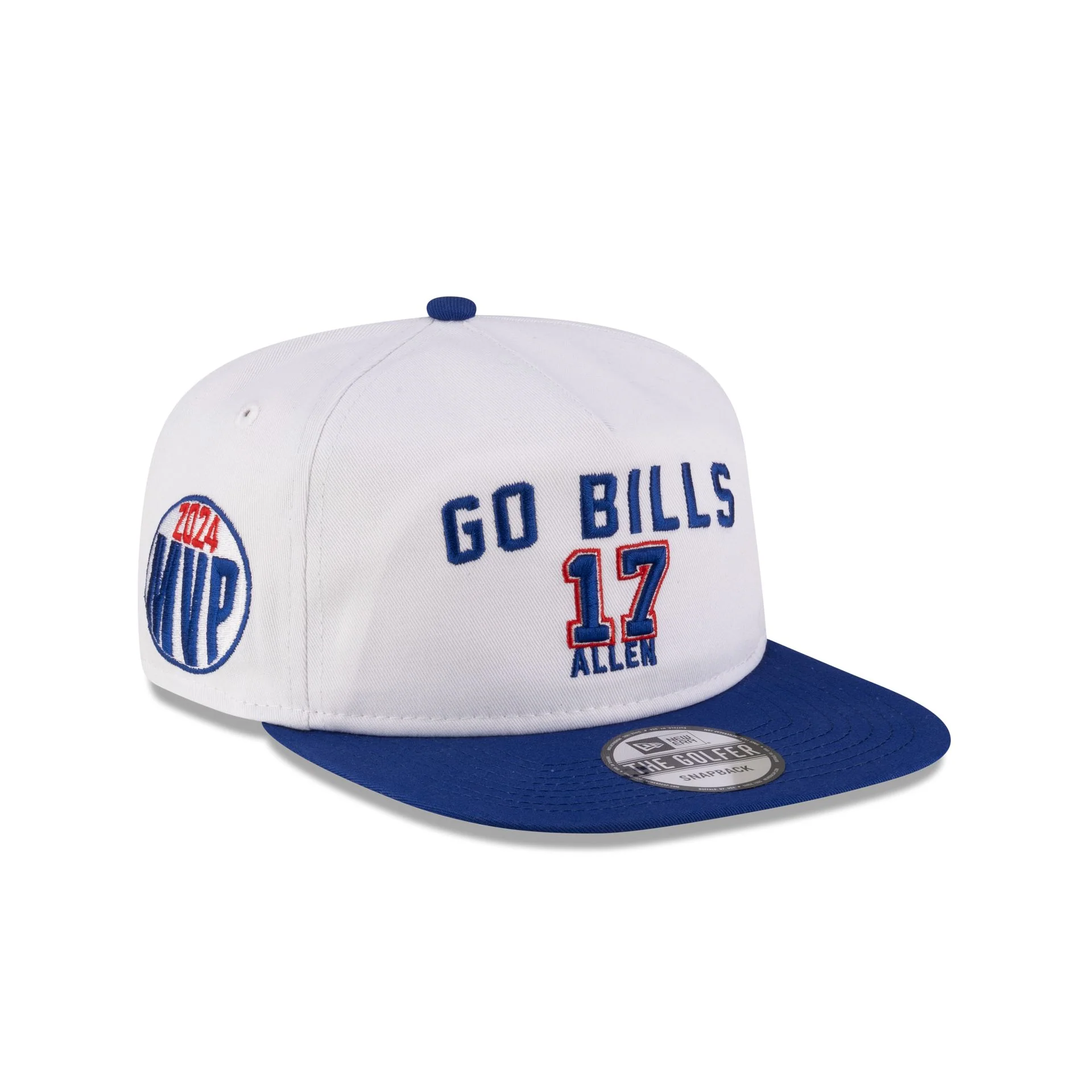 Buffalo Bills Josh Allen MVP White Golfer Hat