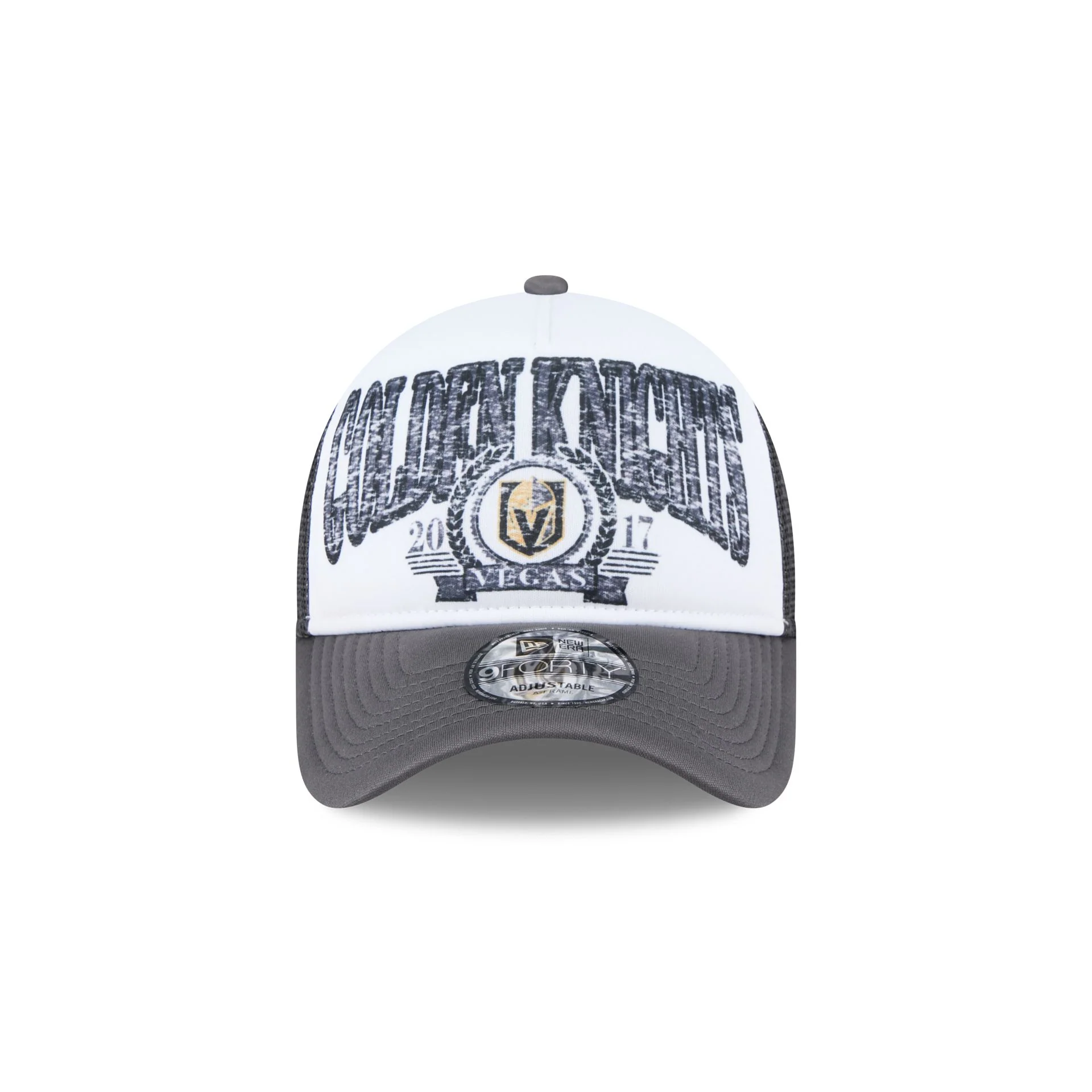 Vegas Golden Knights Distressed 9FORTY A-Frame Trucker Hat