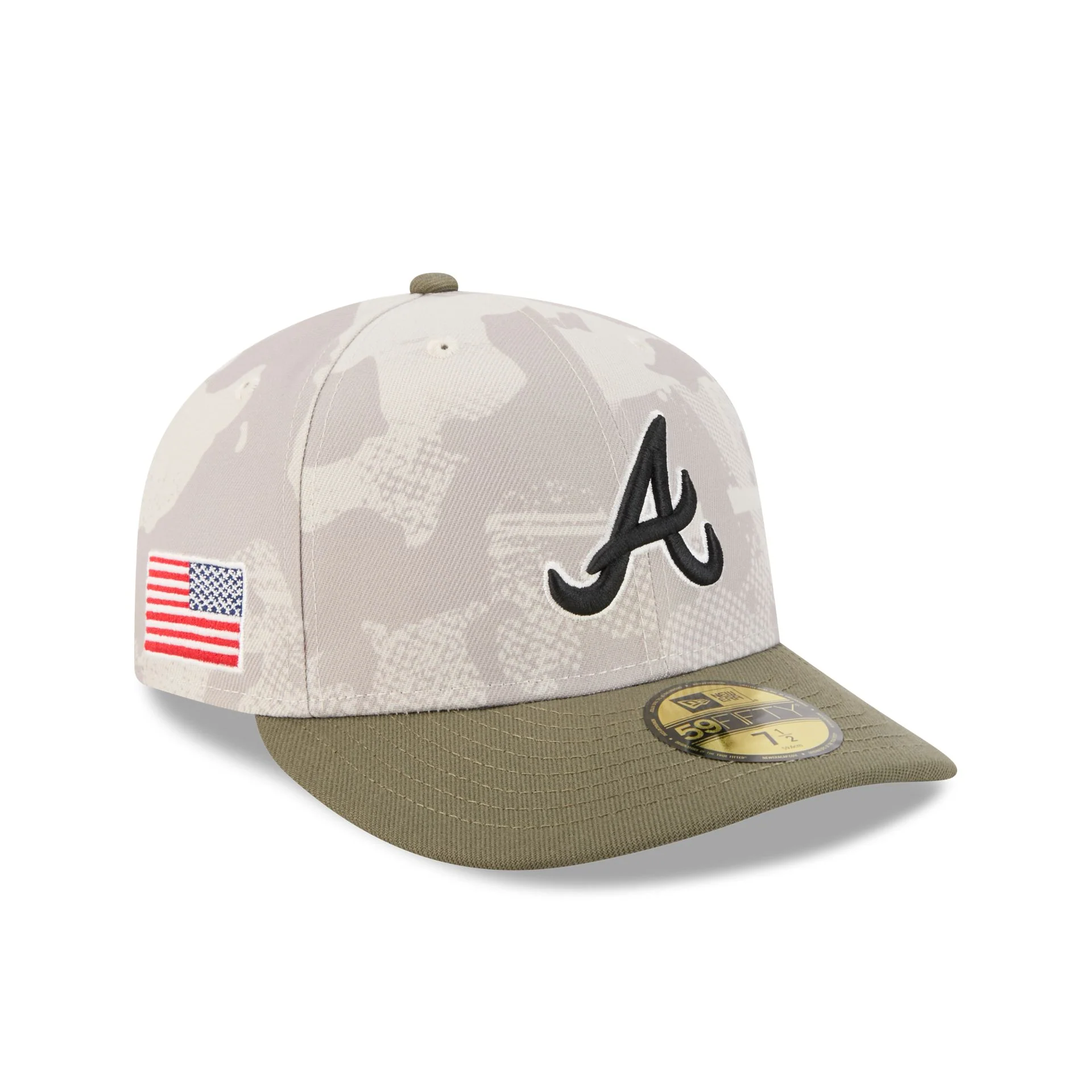 Atlanta Braves Armed Forces Day 2025 59FIFTY Fitted Hat