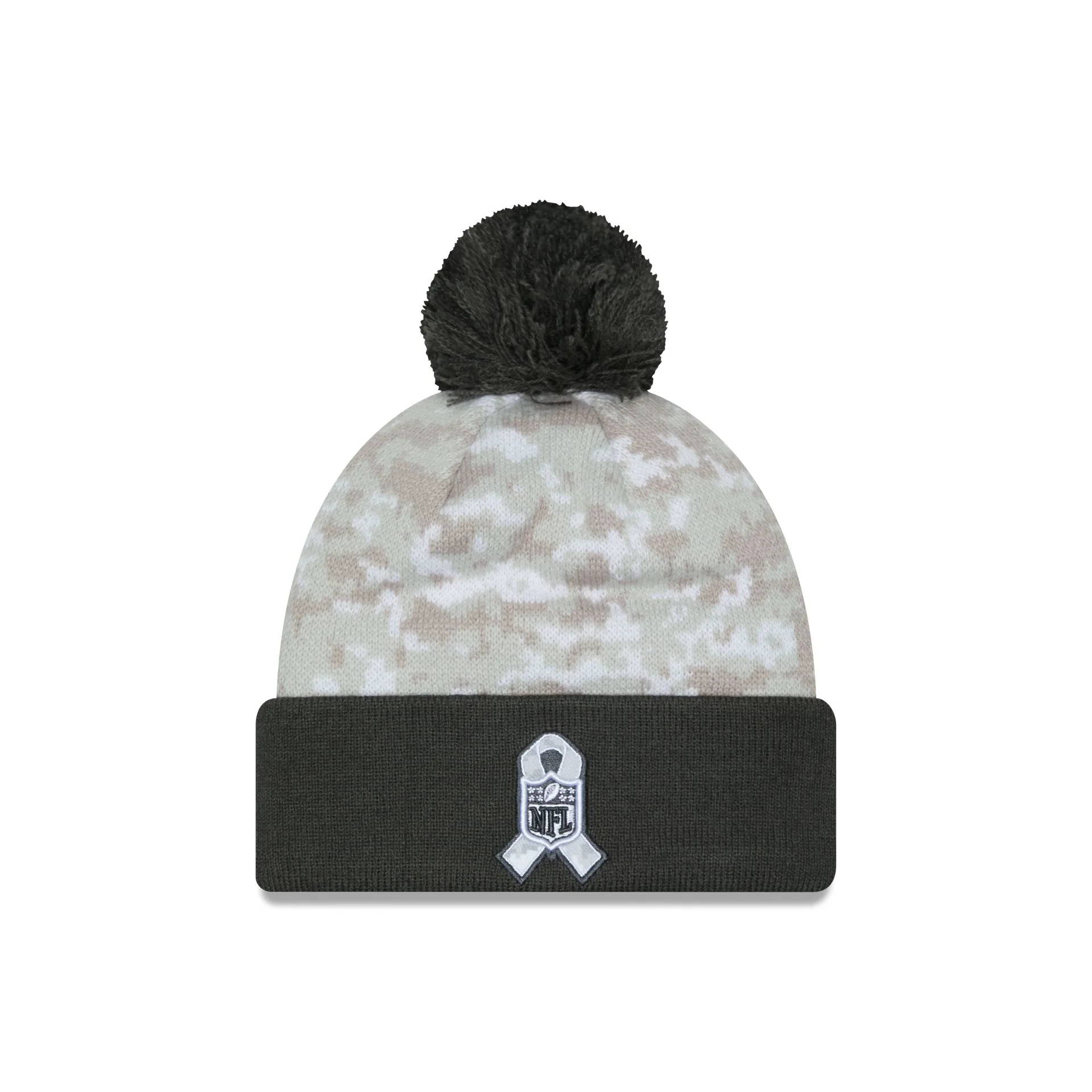 Los Angeles Chargers 2024 Salute to Service Pom Knit Hat