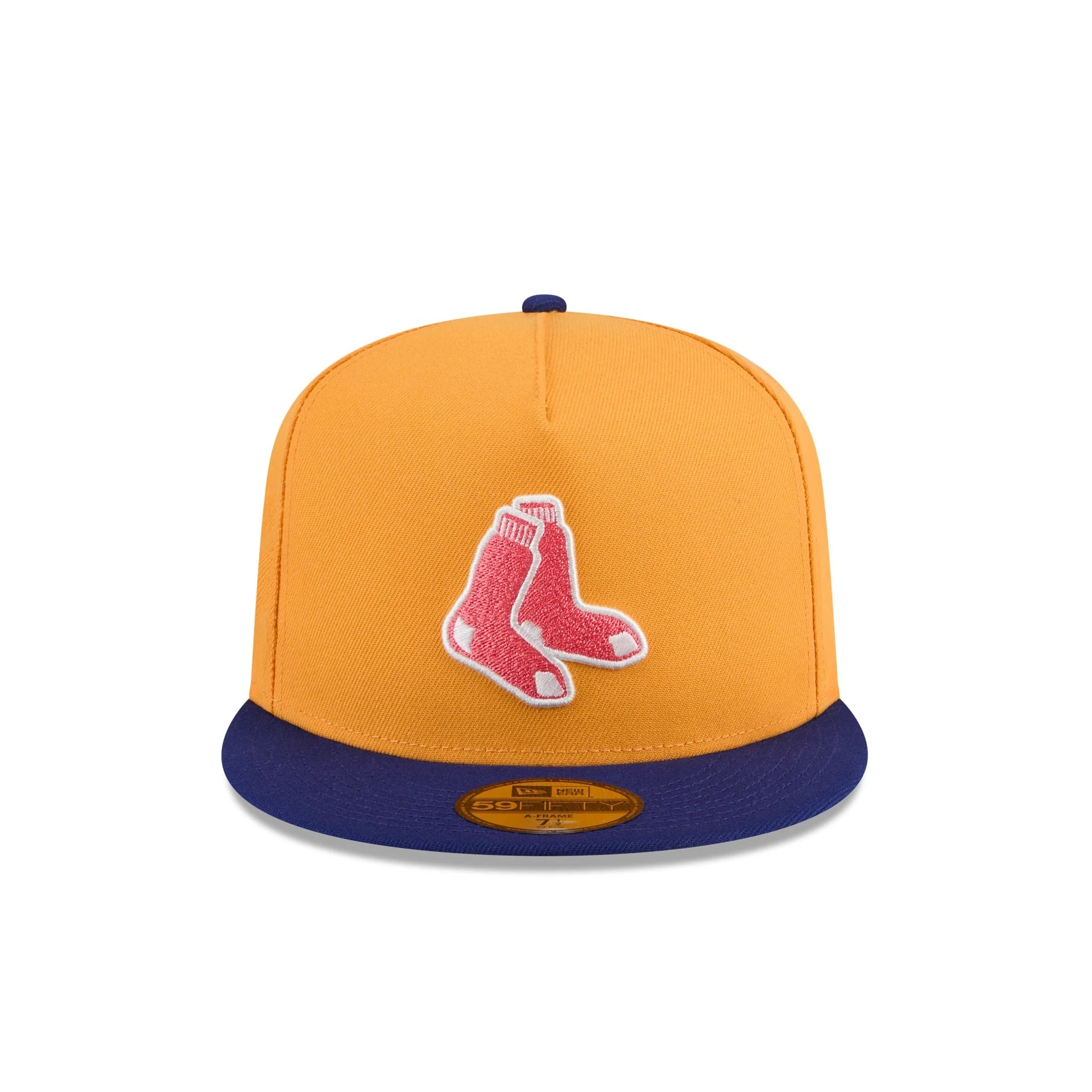 Boston Red Sox Gold 59FIFTY A-Frame Fitted Hat