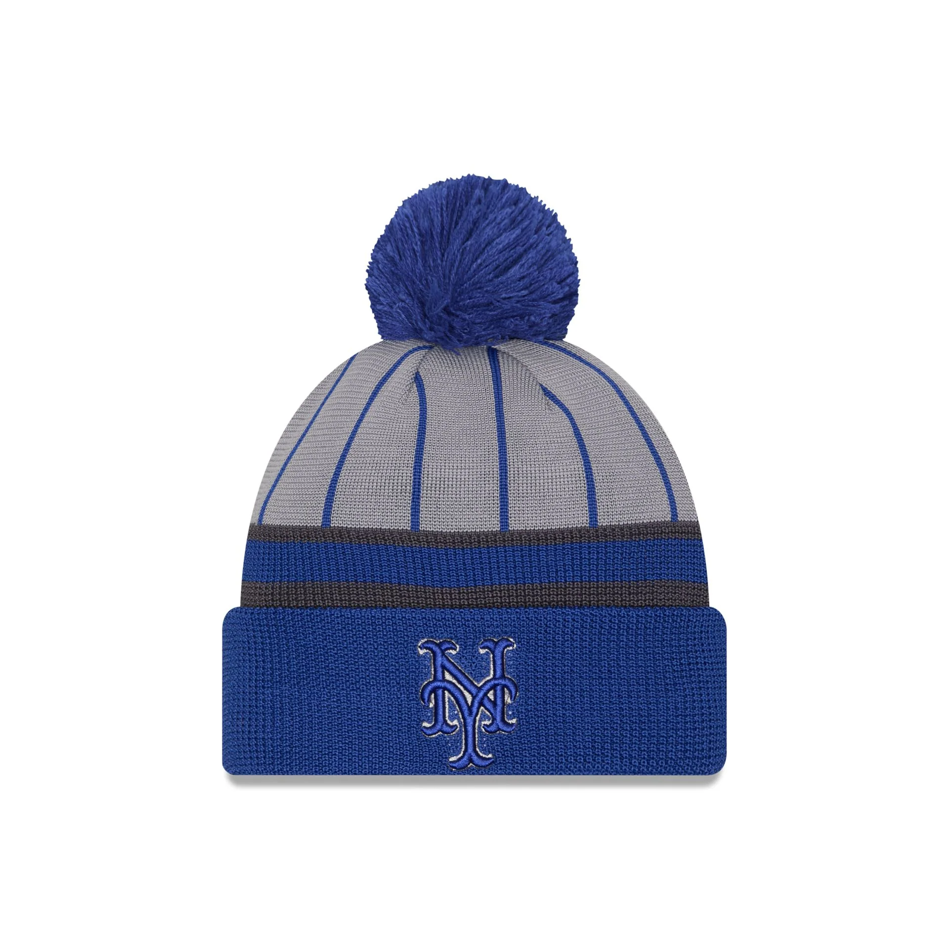 New York Mets 2025 Batting Practice Pom Knit Hat
