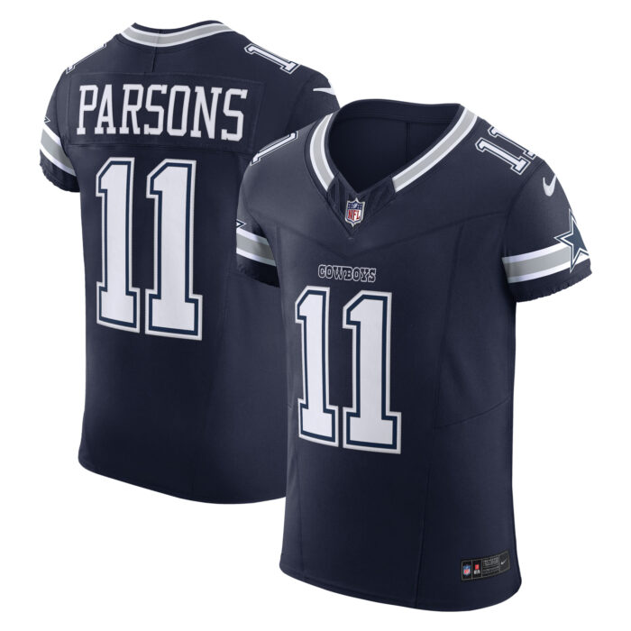 Men’s Dallas Cowboys Micah Parsons Nike Navy Vapor F.U.S.E. Elite Jersey